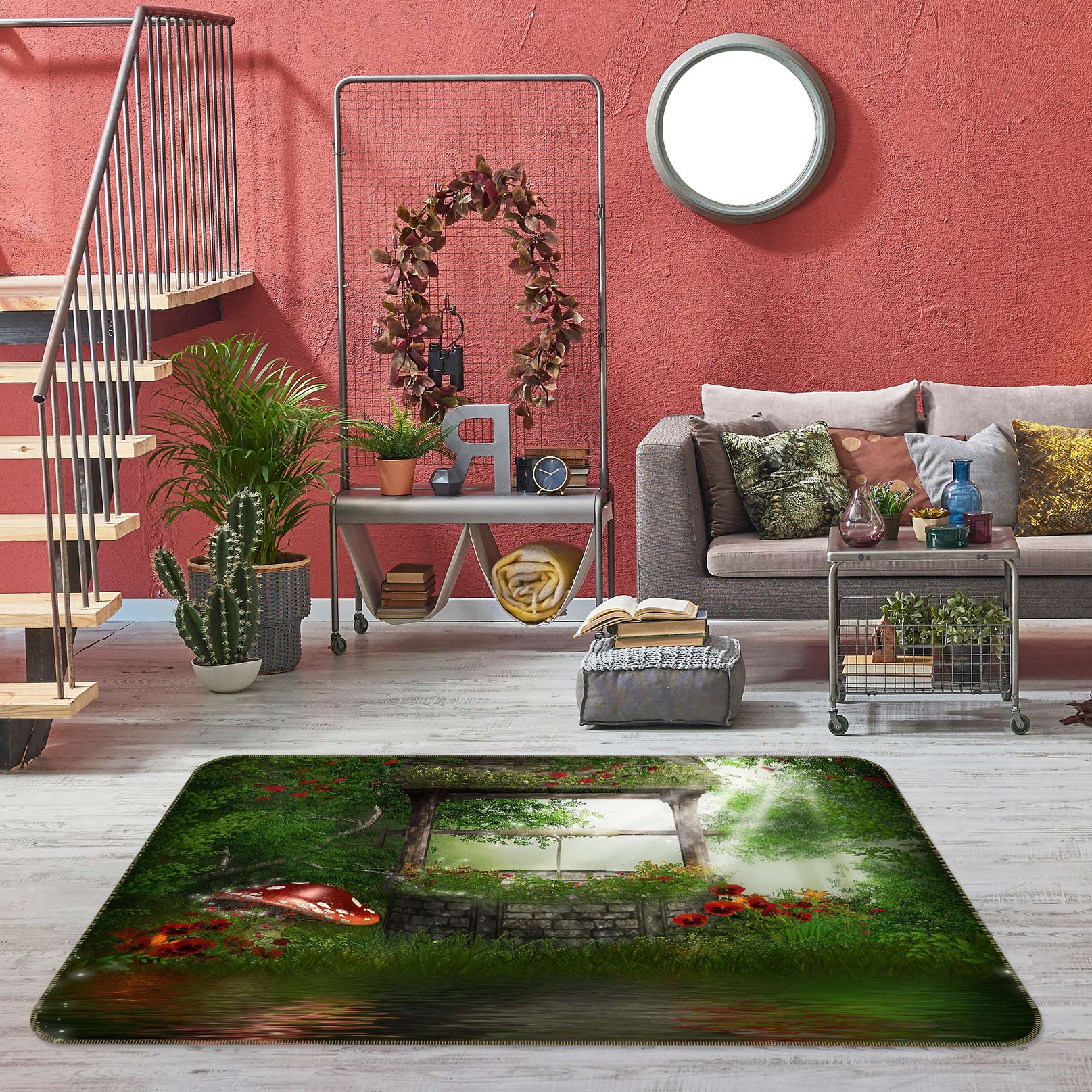 3D Jungle 76036 Non Slip Rug Mat