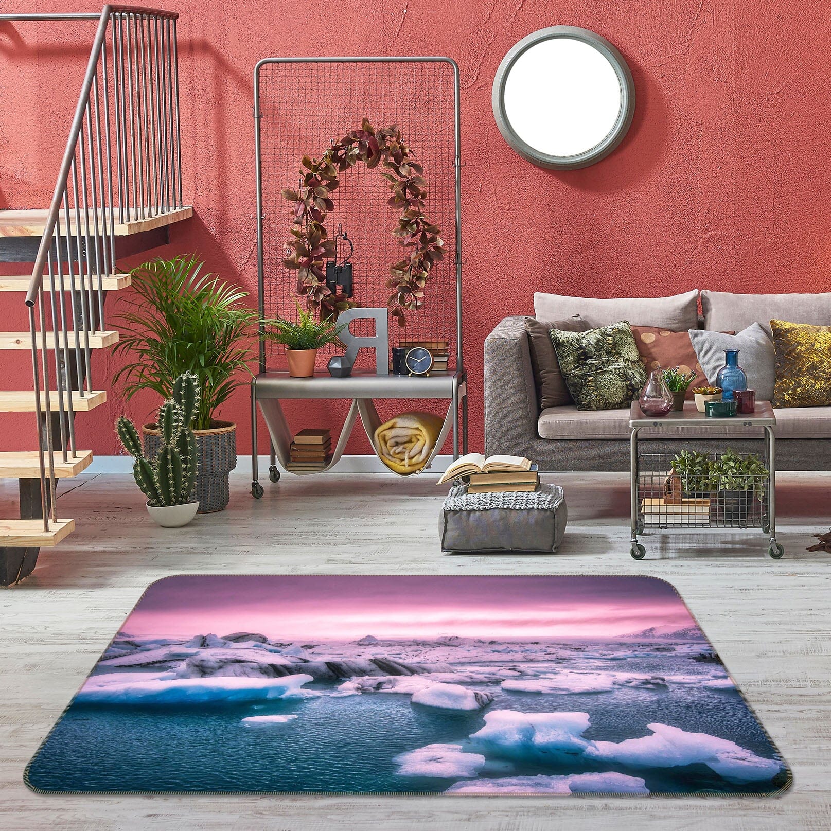 3D Melting Snow 1121 Marco Carmassi Rug Non Slip Rug Mat Mat AJ Creativity Home