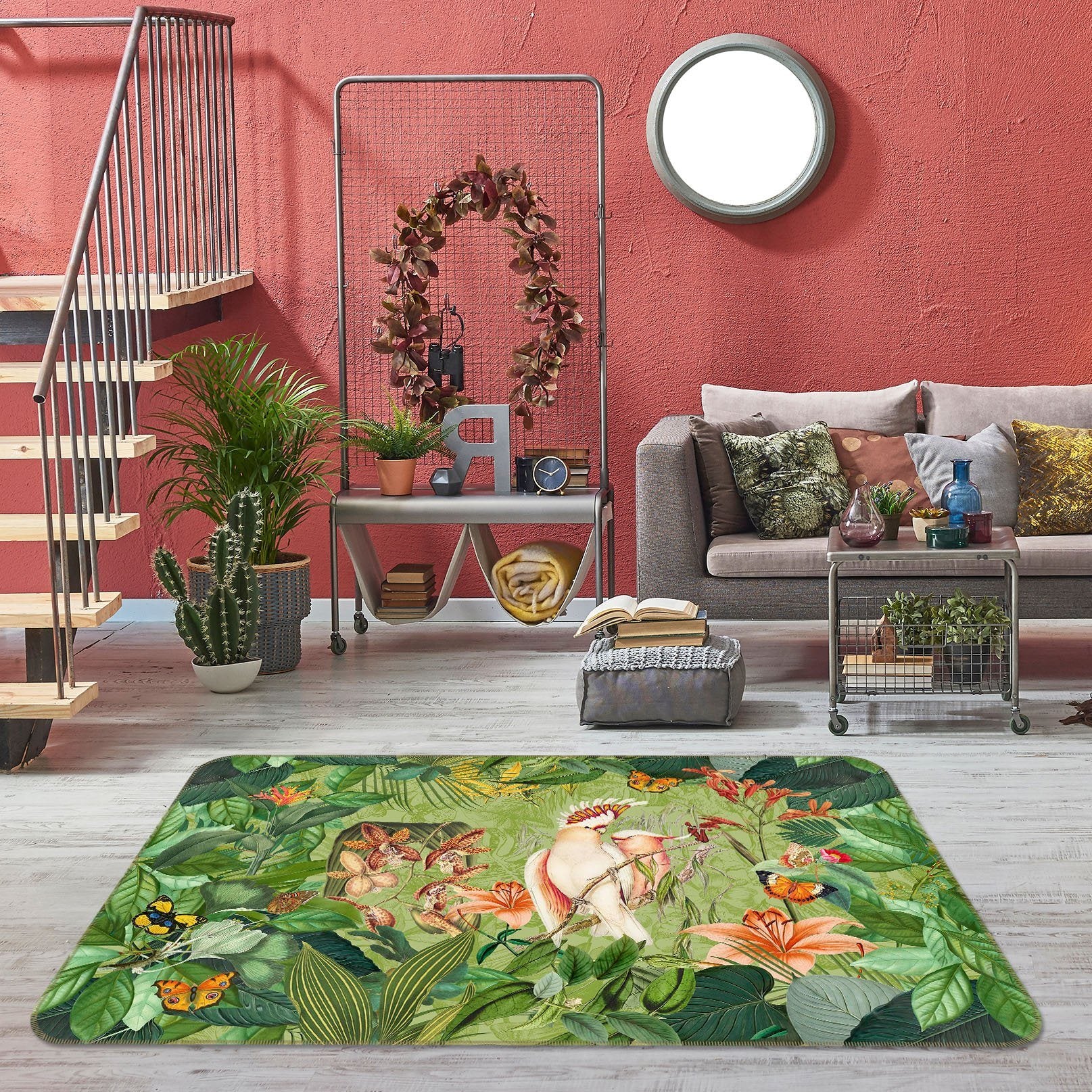 3D Bird Of Prey 1010 Andrea haase Rug Non Slip Rug Mat Mat AJ Creativity Home