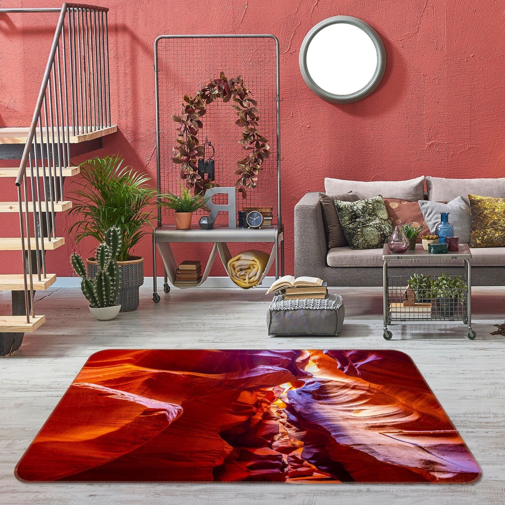 3D Abstract Pattern 1084 Marco Carmassi Rug Non Slip Rug Mat Mat AJ Creativity Home