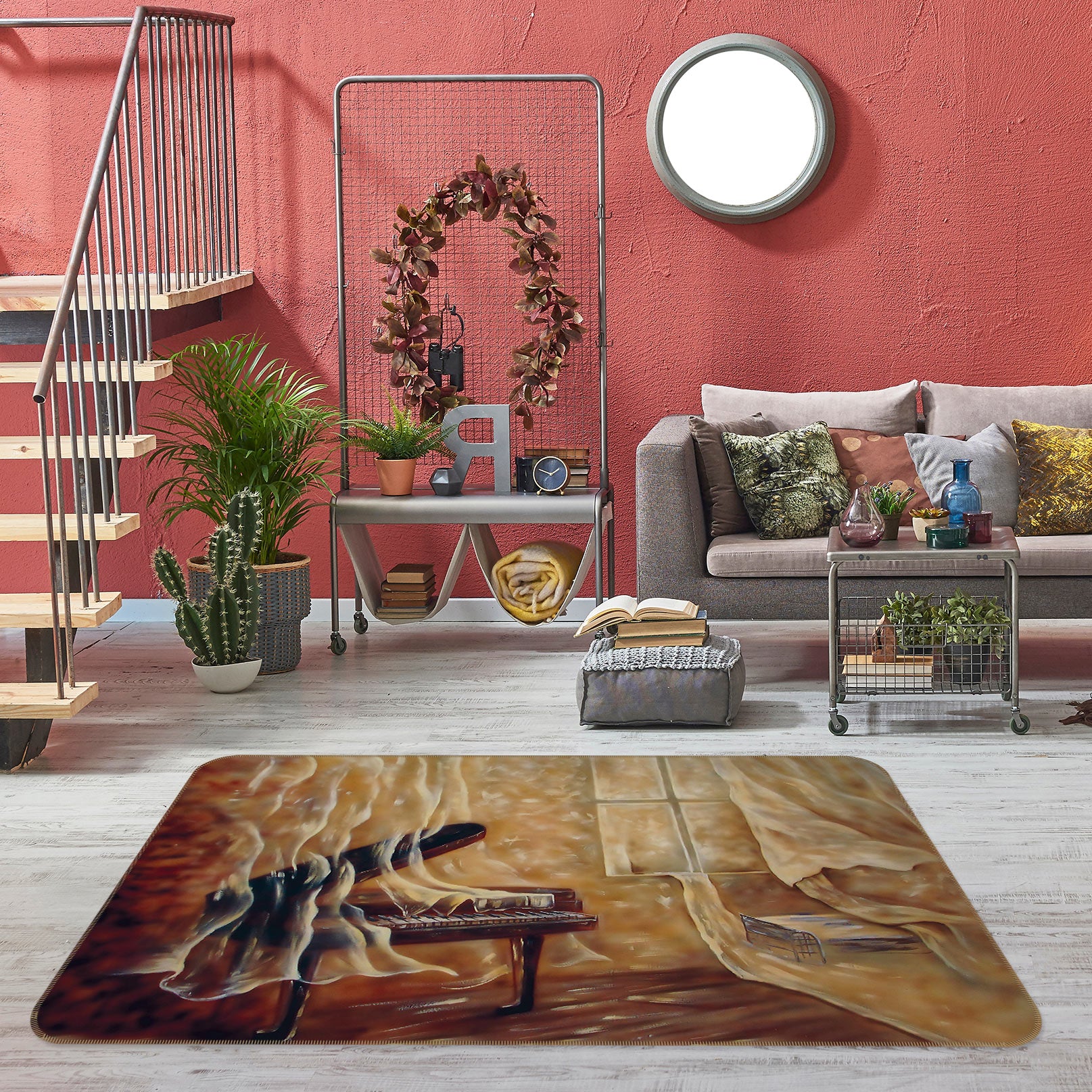3D Piano 75161 Non Slip Rug Mat