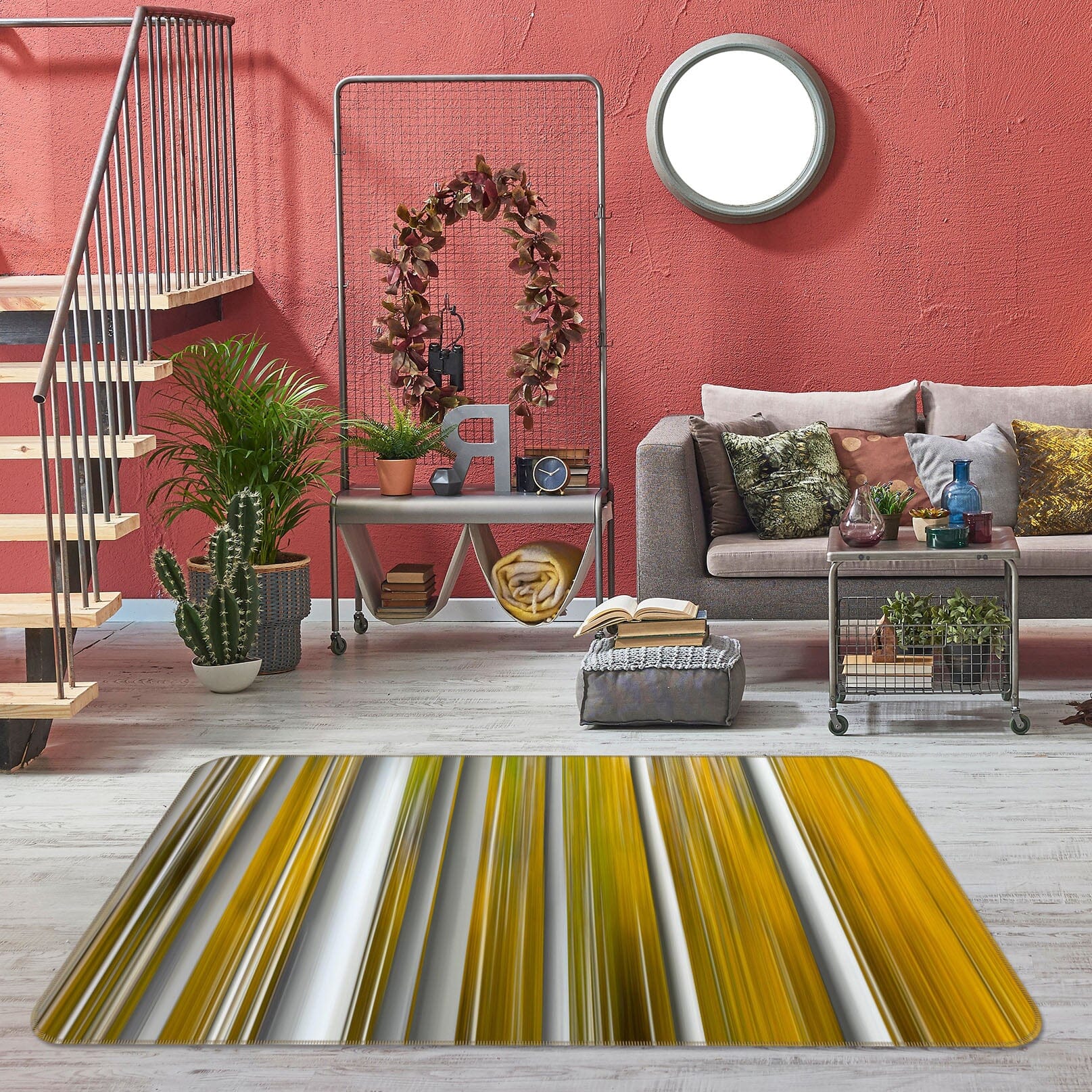 3D White Trunk 1140 Marco Carmassi Rug Non Slip Rug Mat Mat AJ Creativity Home