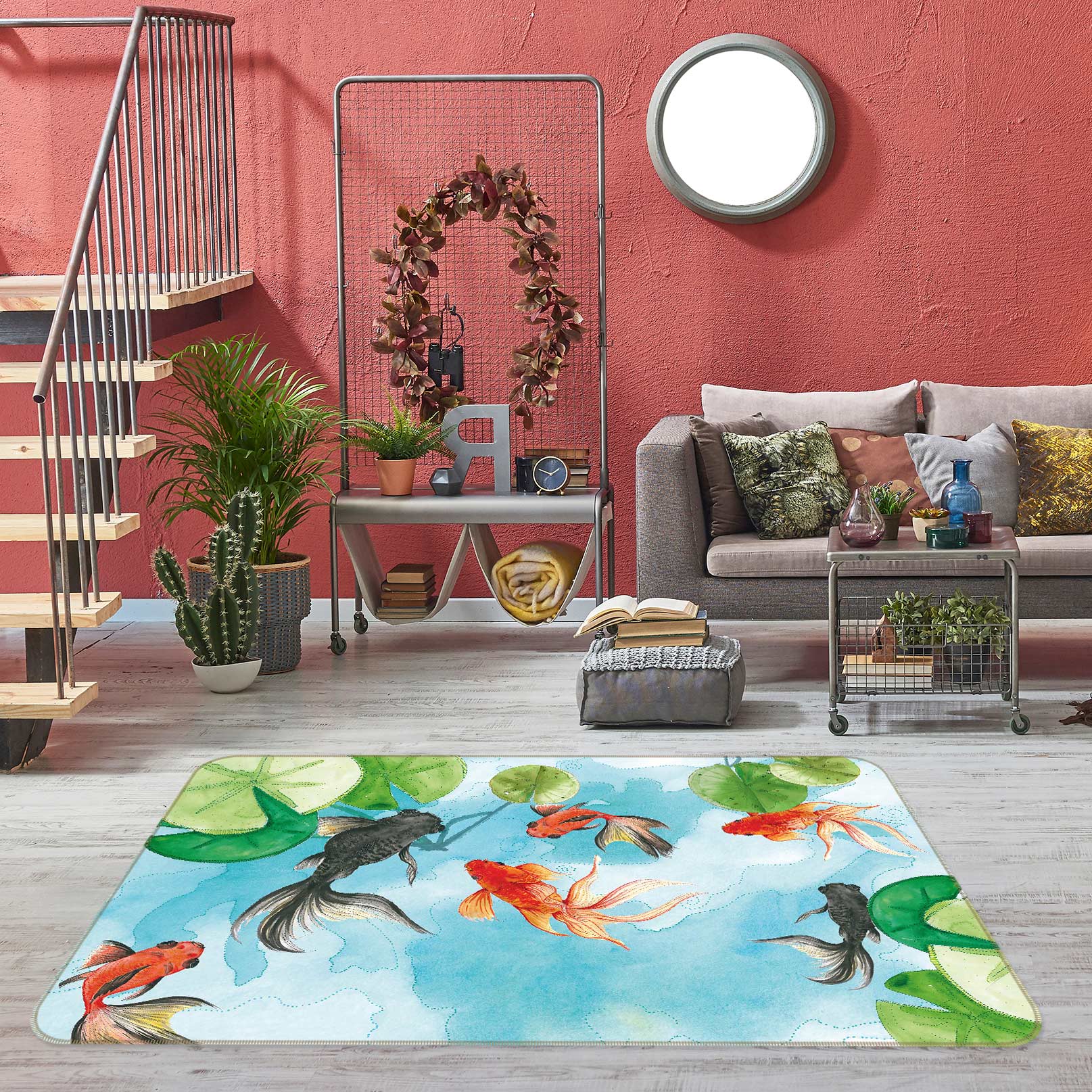 3D Goldfish 77070 Non Slip Rug Mat