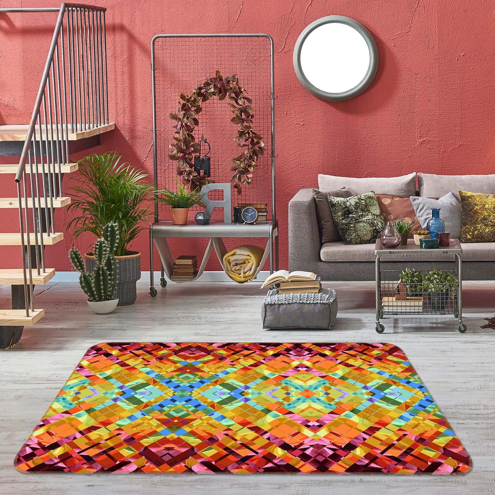 3D Colorful Pattern 1002 Shandra Smith Rug Non Slip Rug Mat Mat AJ Creativity Home