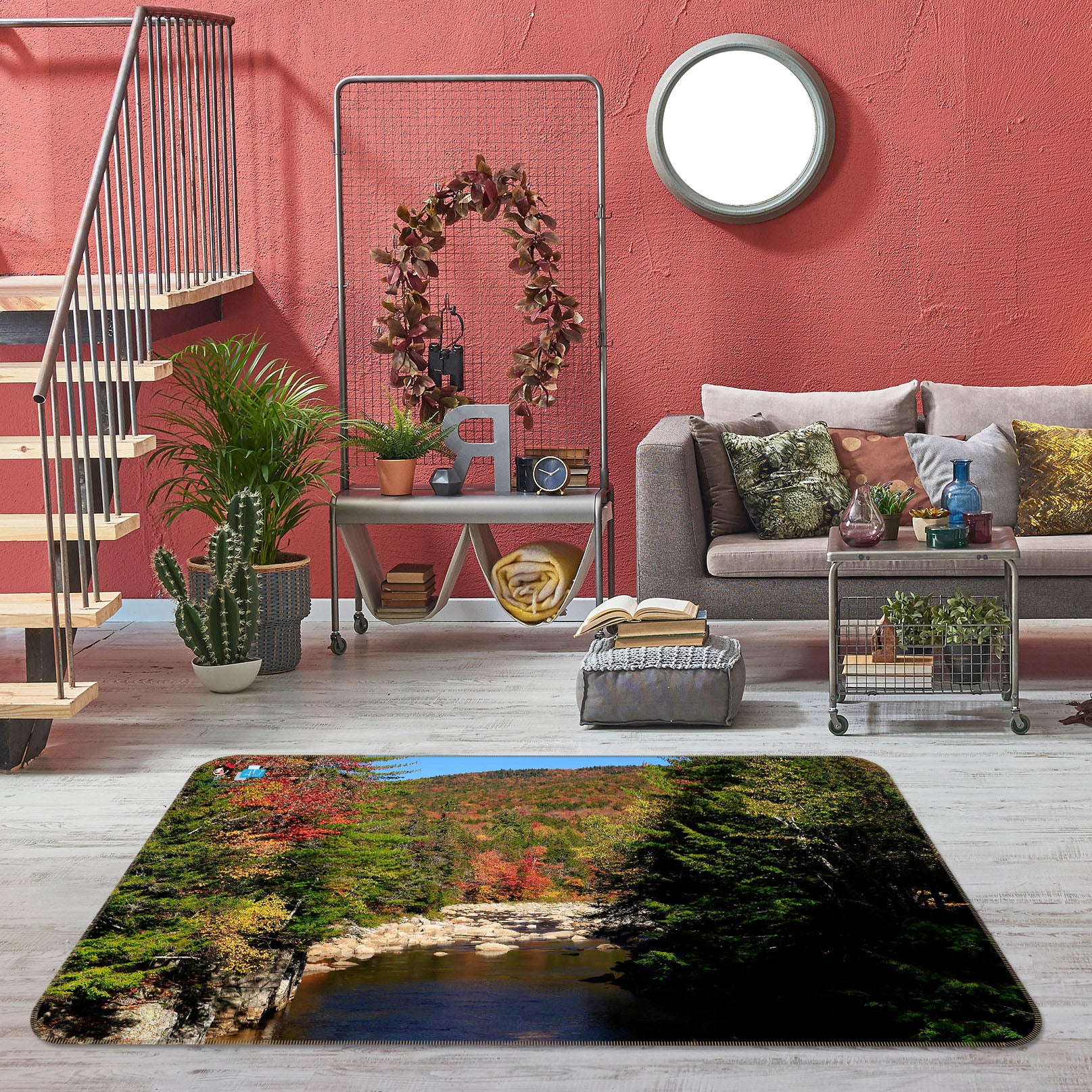 3D River Bend 62059 Kathy Barefield Rug Non Slip Rug Mat