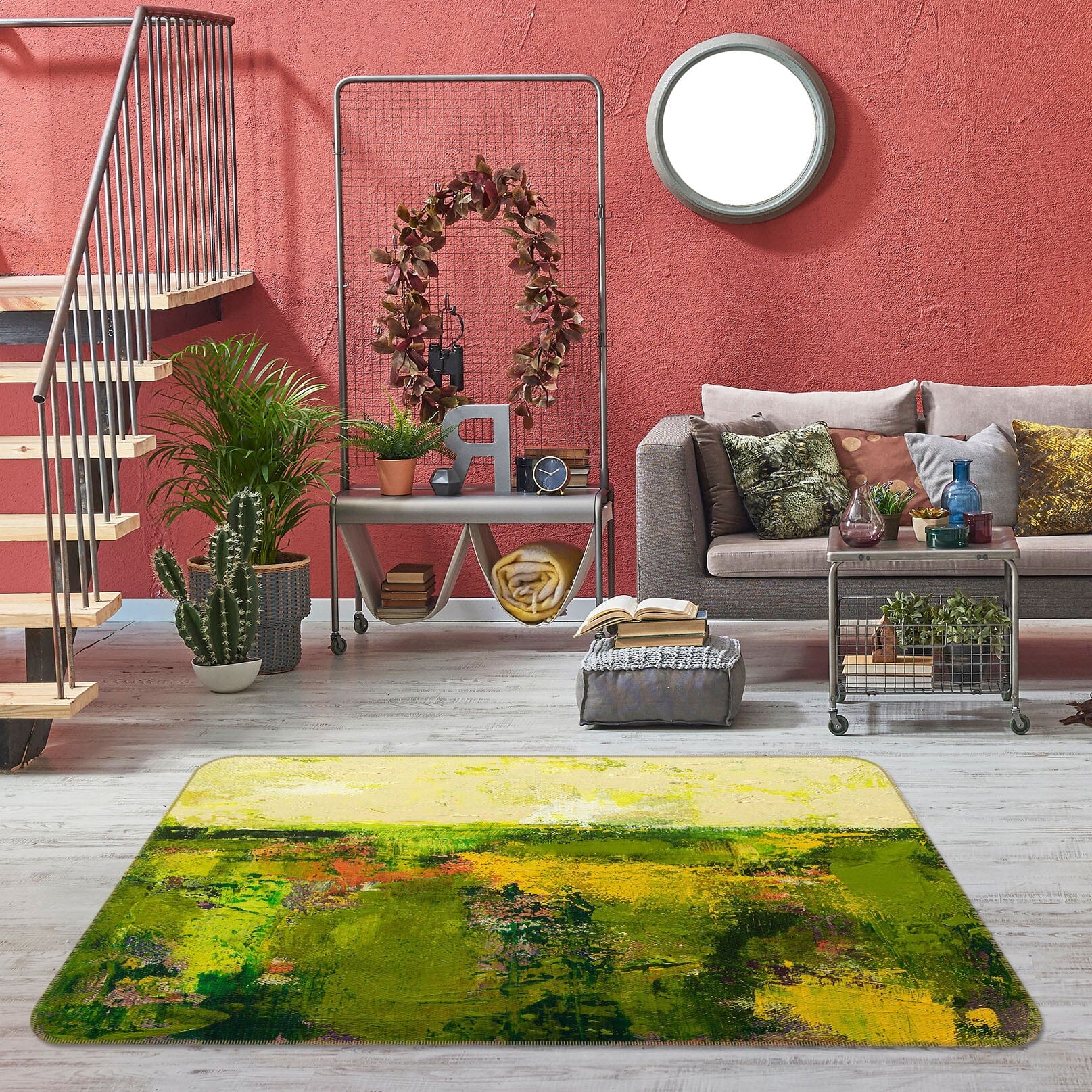 3D Painted Forest 1085 Allan P. Friedlander Rug Non Slip Rug Mat Mat AJ Creativity Home