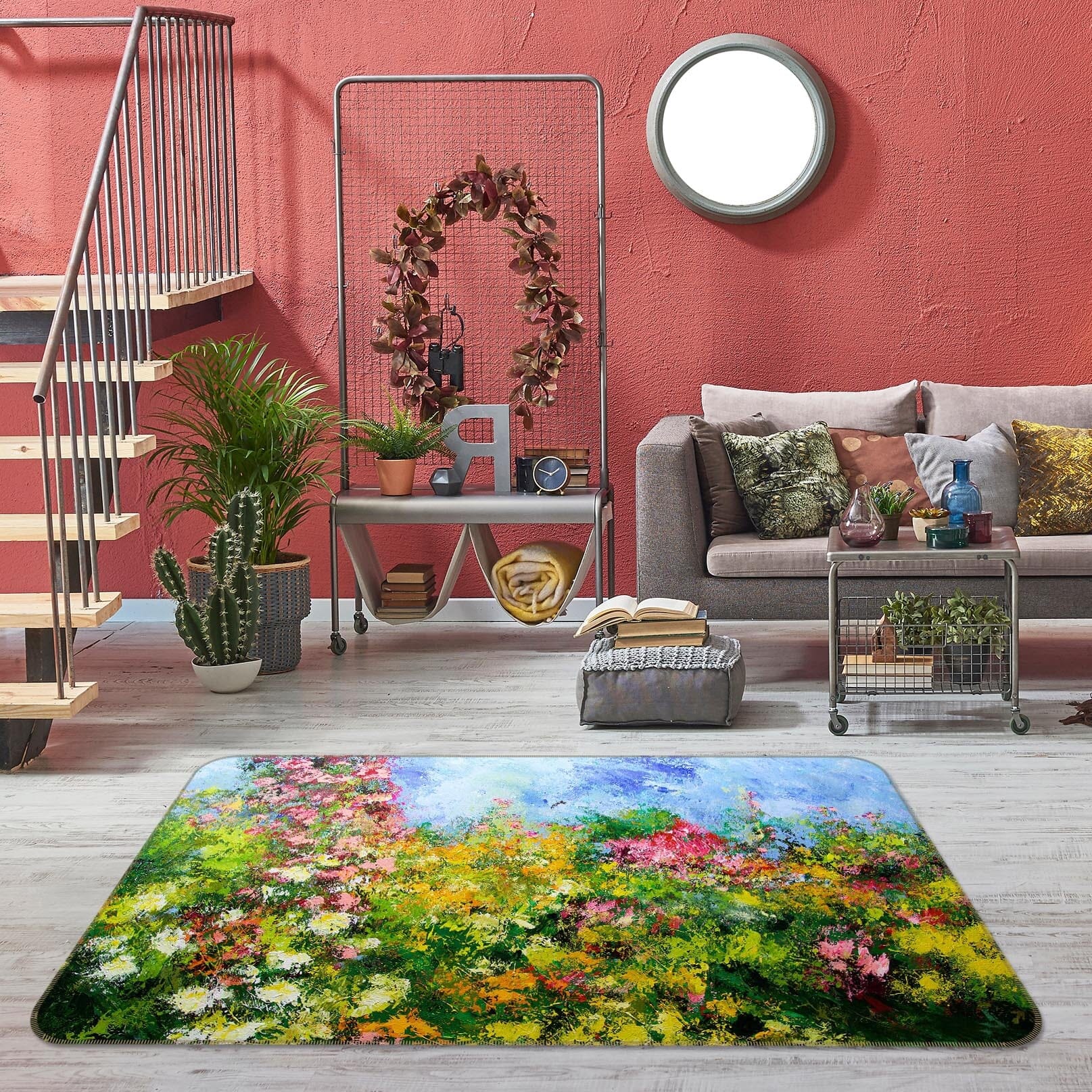 3D Wildflower 1006 Allan P. Friedlander Rug Non Slip Rug Mat Mat AJ Creativity Home