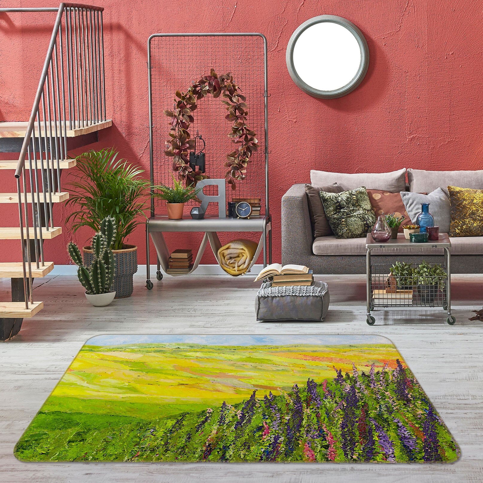 3D Misty Valley 1025 Allan P. Friedlander Rug Non Slip Rug Mat Mat AJ Creativity Home