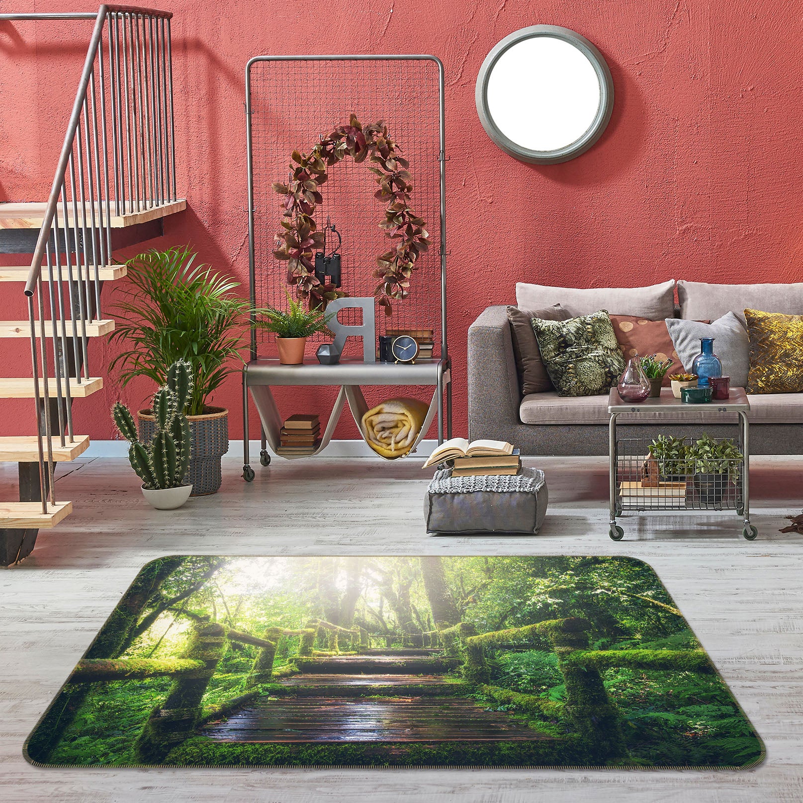 3D Bridge Gallery 36169 Non Slip Rug Mat