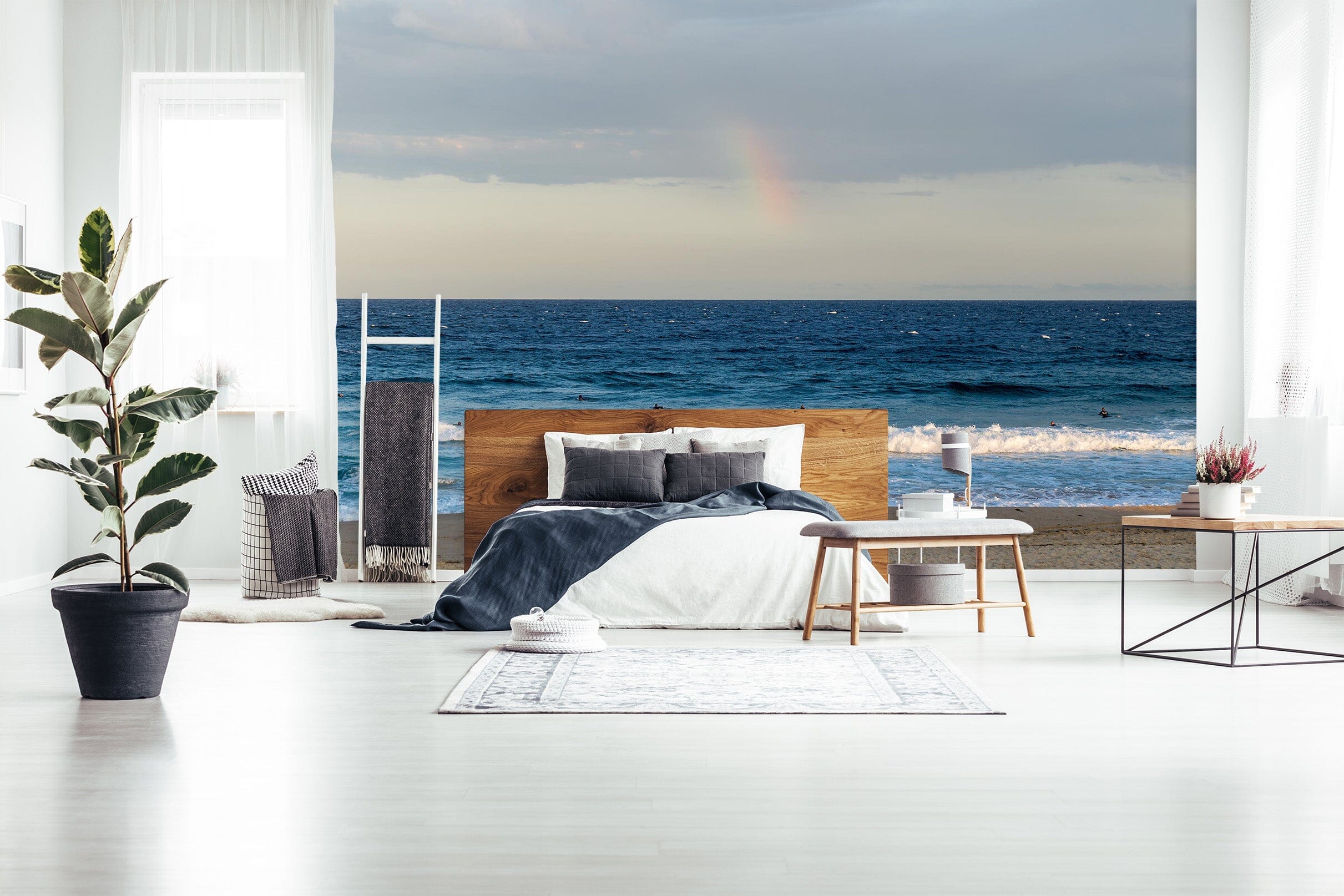 3D Blue Sea 2053 Wall Murals Wallpaper AJ Wallpaper 2