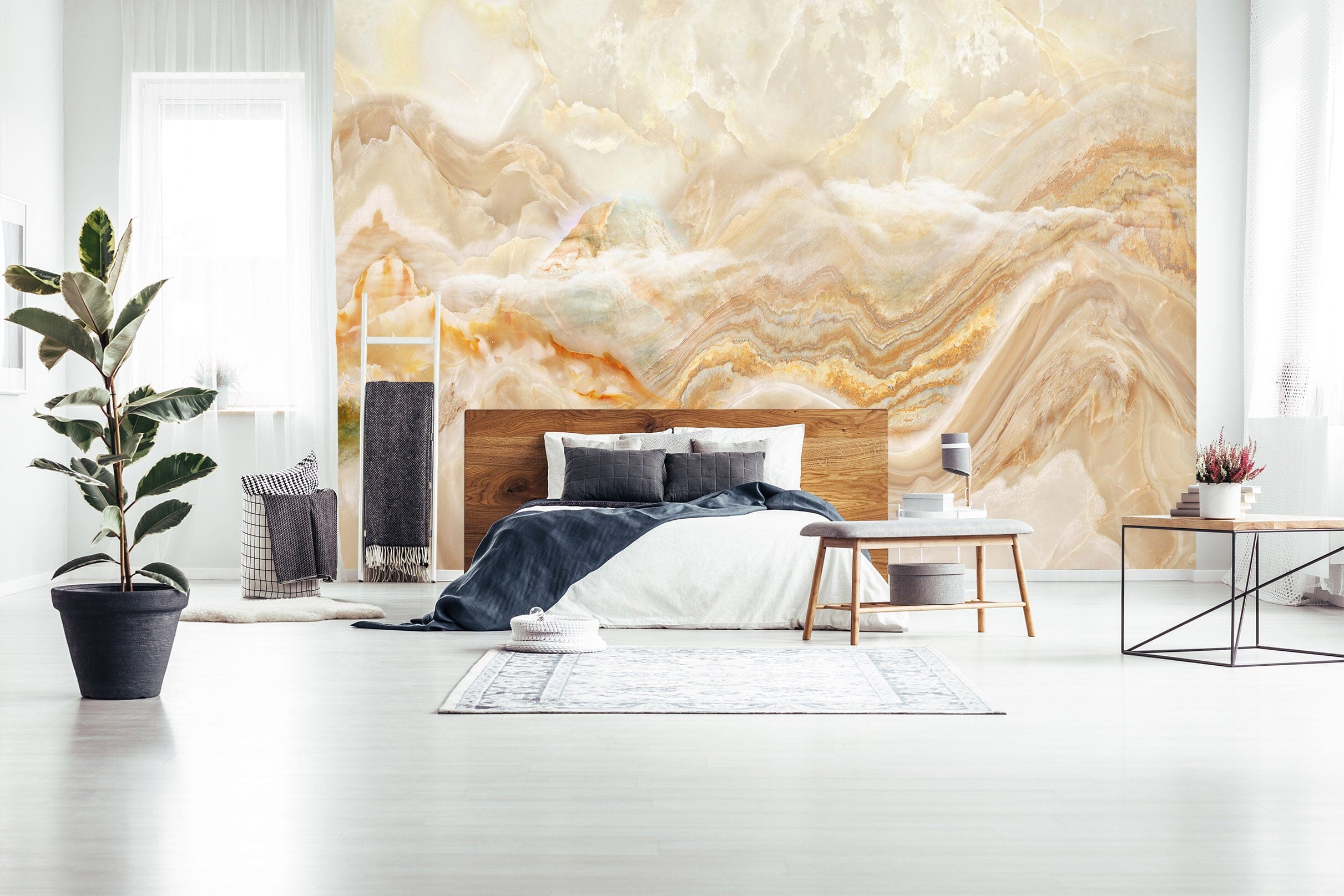 3D Yellow Clouds 1503 Wall Murals Wallpaper AJ Wallpaper 2