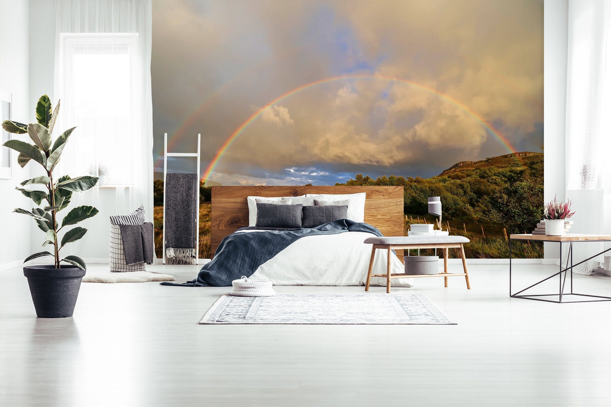 3D Rainbow Forest 119 Jerry LoFaro Wall Mural Wall Murals Wallpaper AJ Wallpaper 2