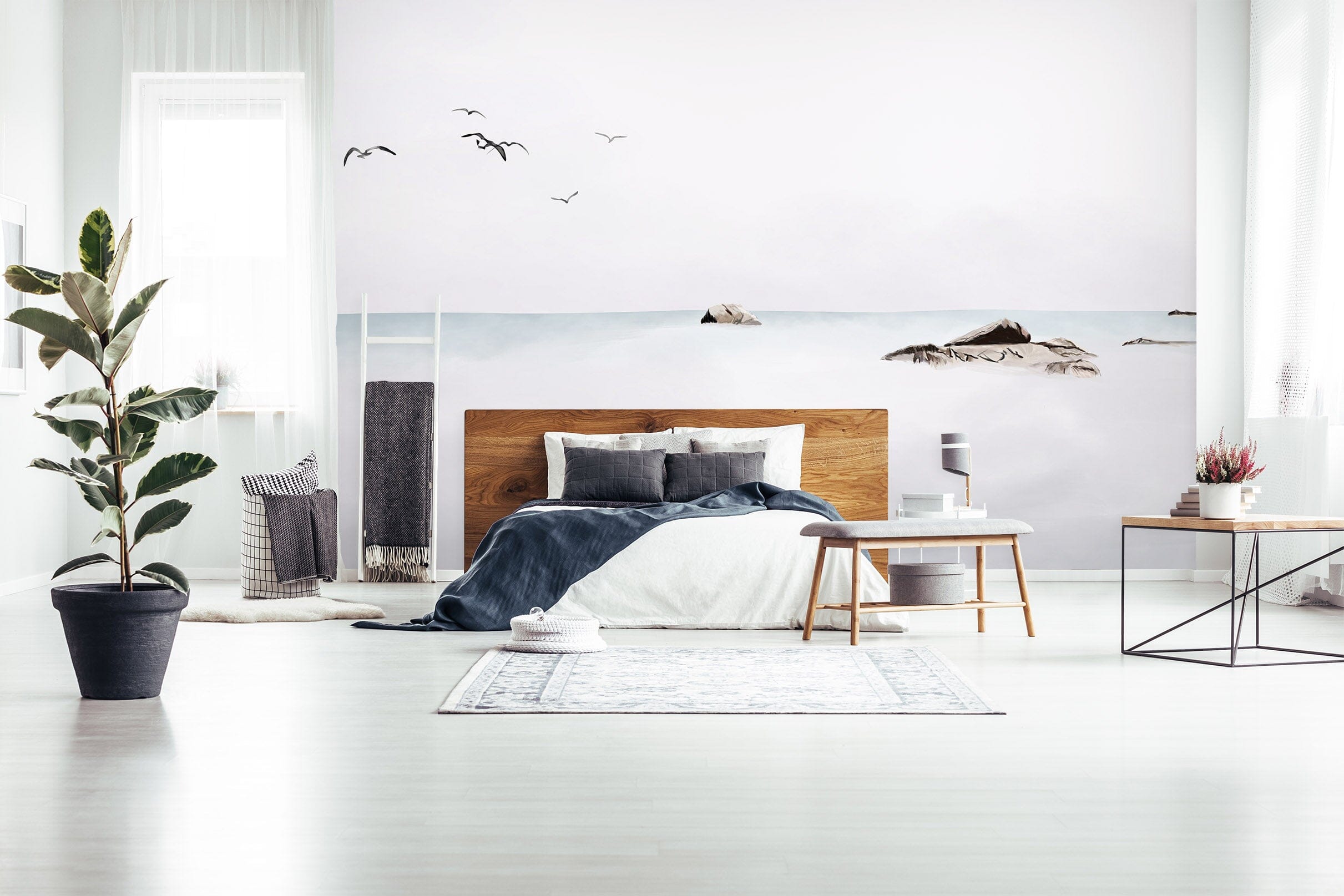 3D Sea Stones 1425 Wall Murals Wallpaper AJ Wallpaper 2