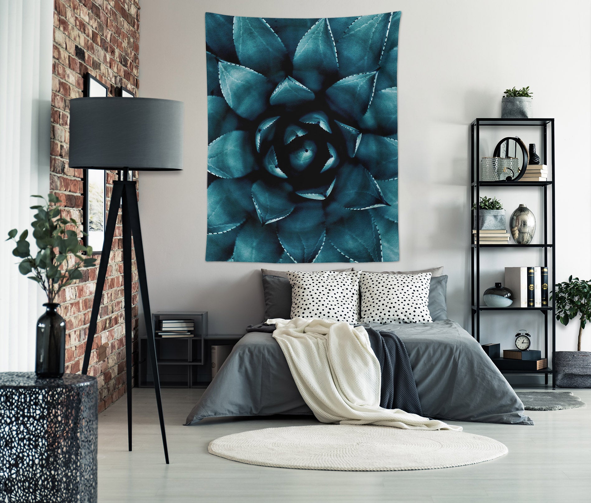 3D Blooming Aloe Vera 872 Boris Draschoff Tapestry Hanging Cloth Hang