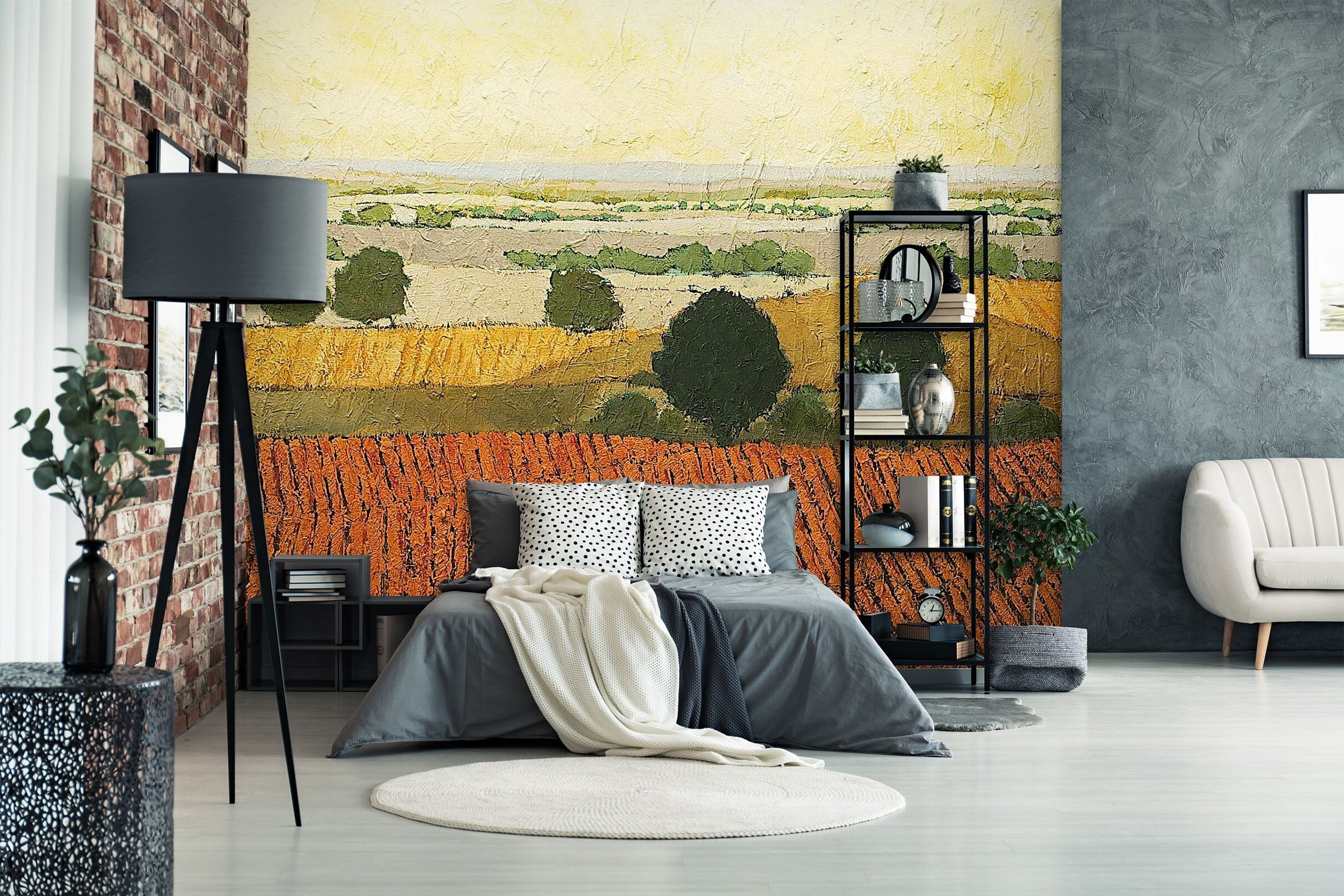 3D Yellow Field 118 Allan P. Friedlander Wall Mural Wall Murals Wallpaper AJ Wallpaper 2