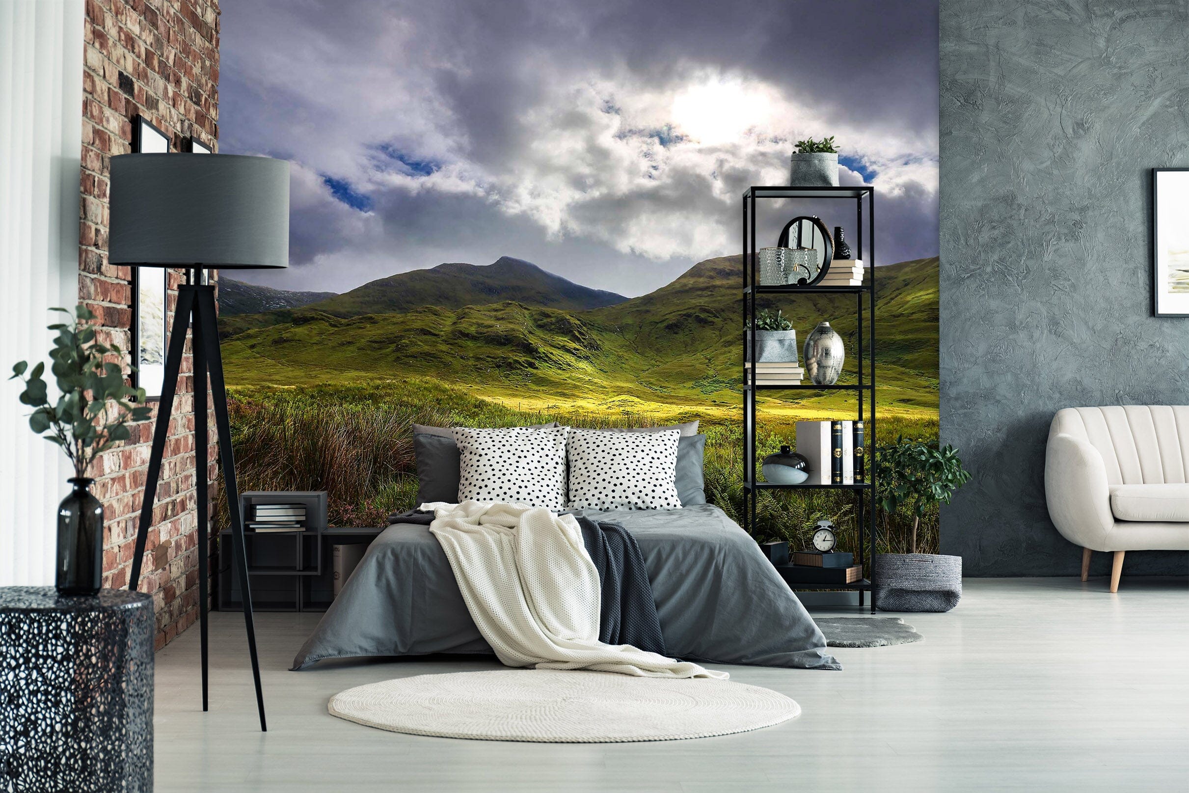 3D Green Mountain 110 Jerry LoFaro Wall Mural Wall Murals Wallpaper AJ Wallpaper 2