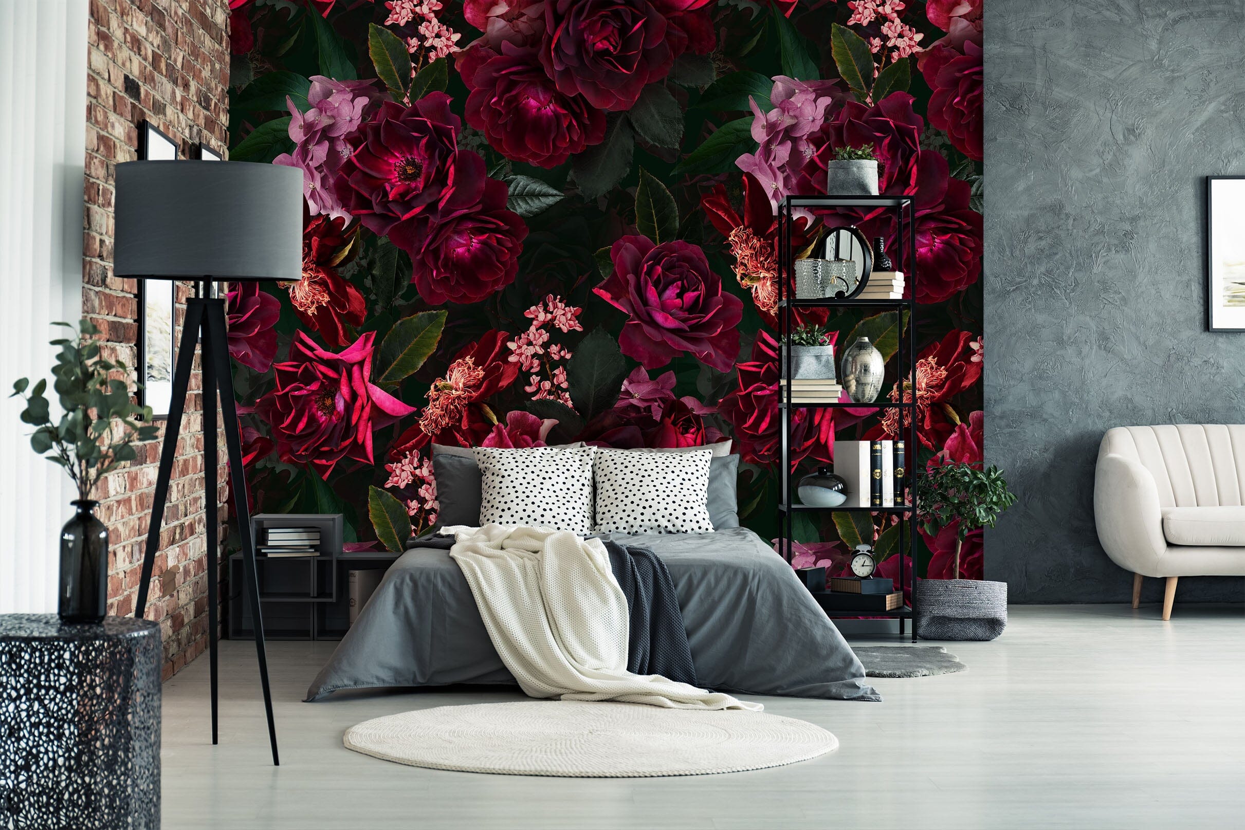 3D Purple Rose 143 Uta Naumann Wall Mural Wall Murals Wallpaper AJ Wallpaper 2