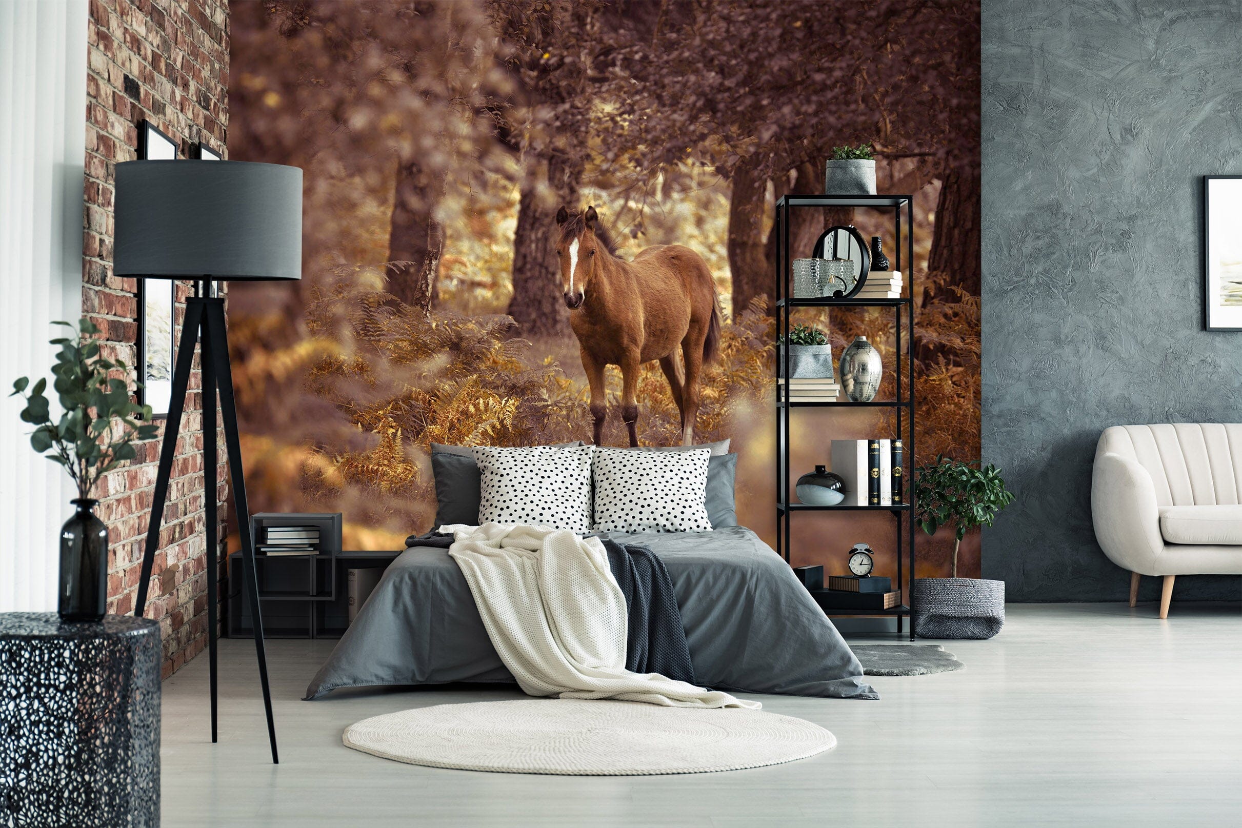 3D Mustang 1406 Assaf Frank Wall Mural Wall Murals Wallpaper AJ Wallpaper 2