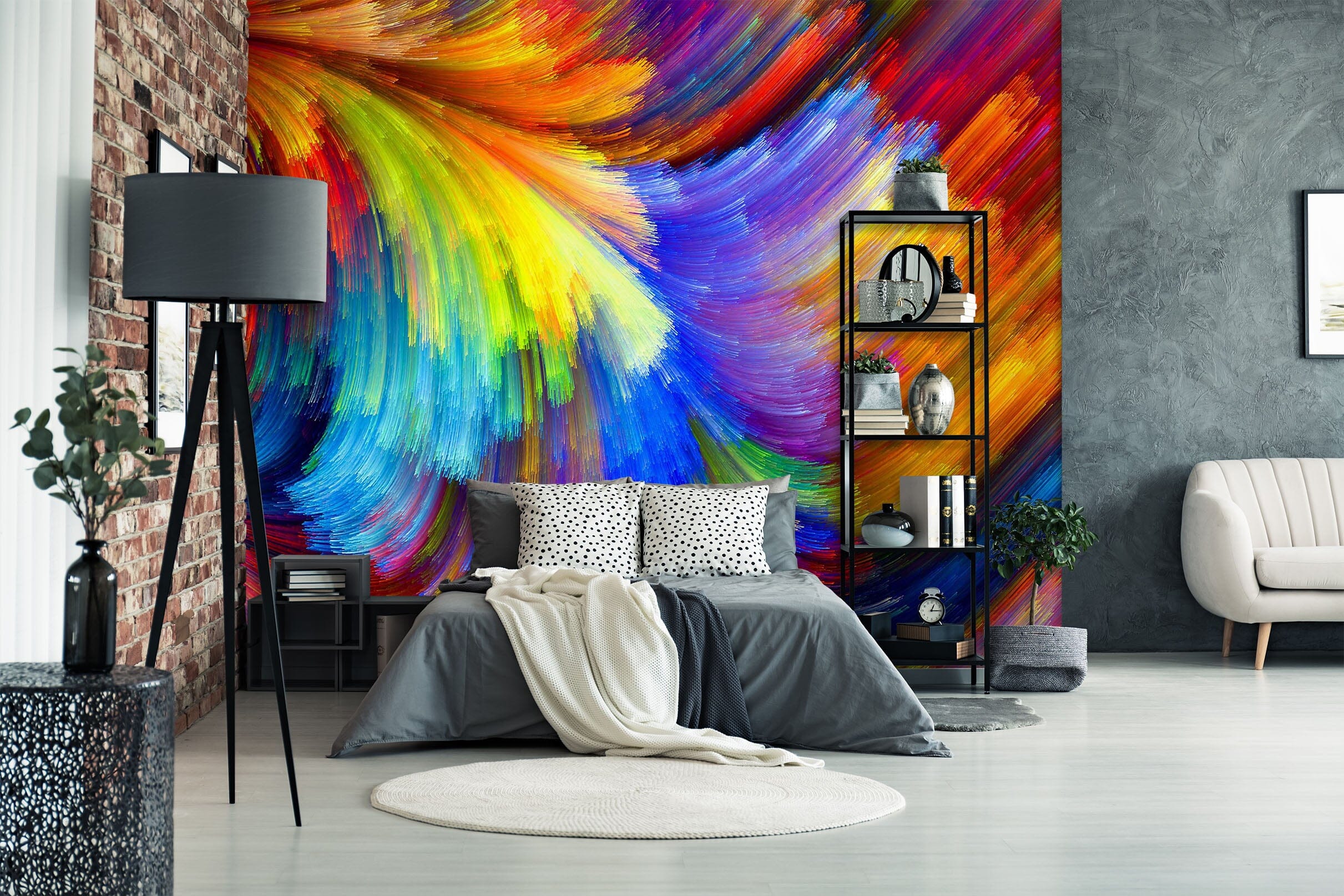 3D Color Graffiti 1685 Wall Murals Wallpaper AJ Wallpaper 2