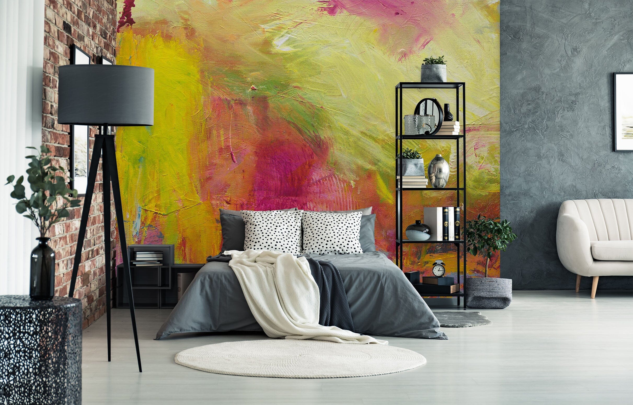 3D Golden Graffiti 223 Allan P. Friedlander Wall Mural Wall Murals Wallpaper AJ Wallpaper 2