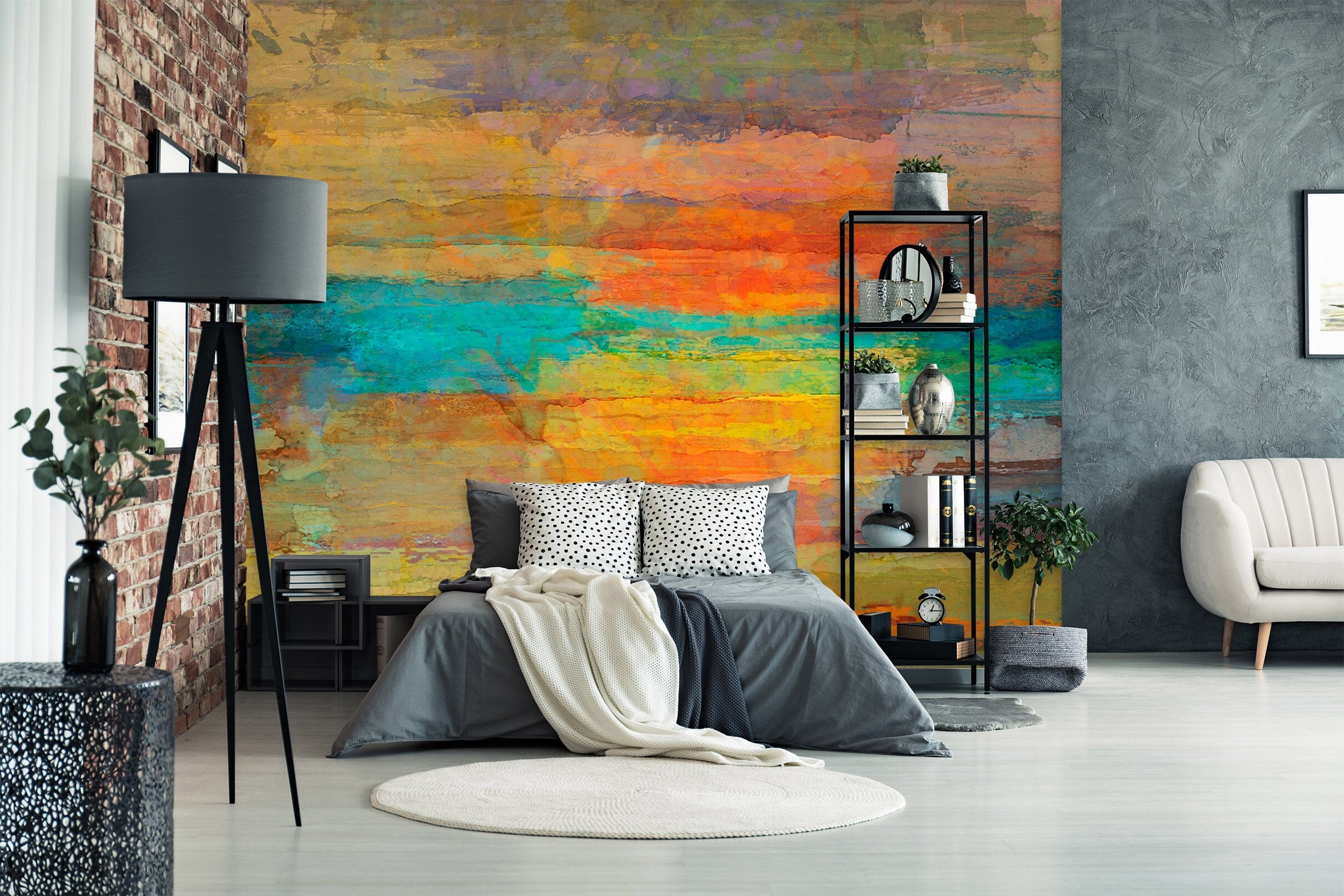 3D Painted Dusk 1523 Michael Tienhaara Wall Mural Wall Murals Wallpaper AJ Wallpaper 2