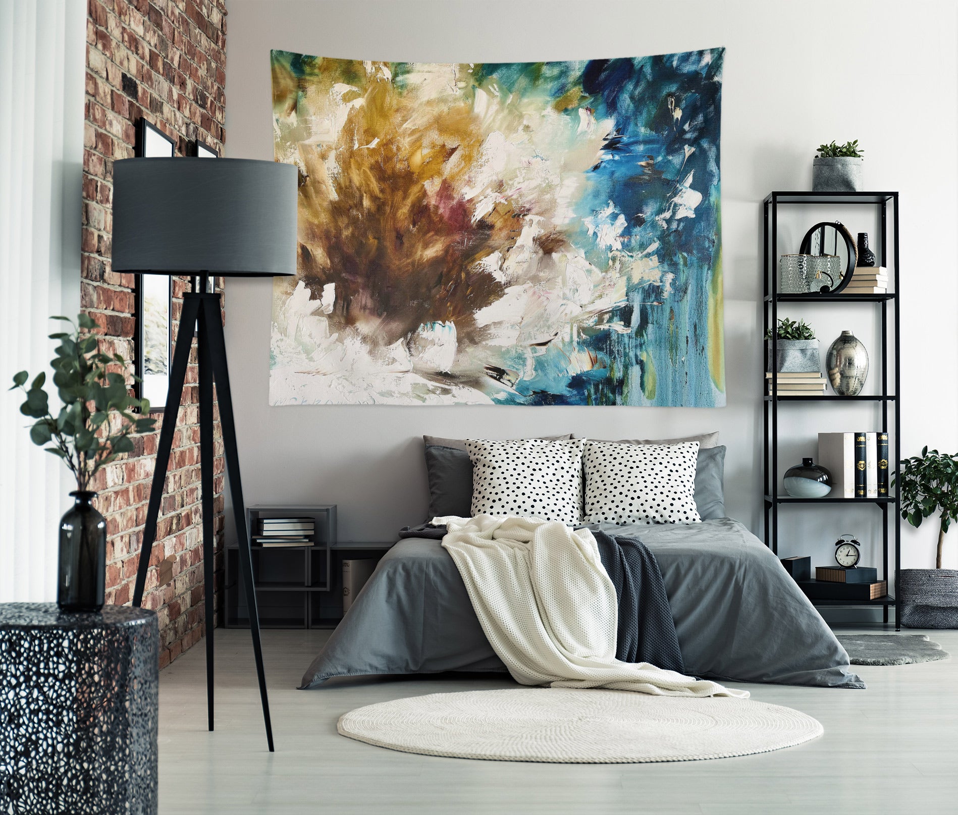 3D Yellow Colour 3475 Skromova Marina Tapestry Hanging Cloth Hang