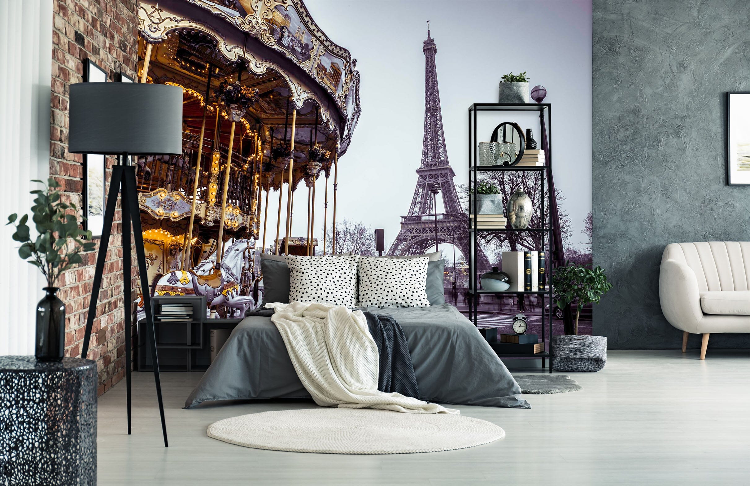 3D Eiffel Tower 1412 Assaf Frank Wall Mural Wall Murals Wallpaper AJ Wallpaper 2