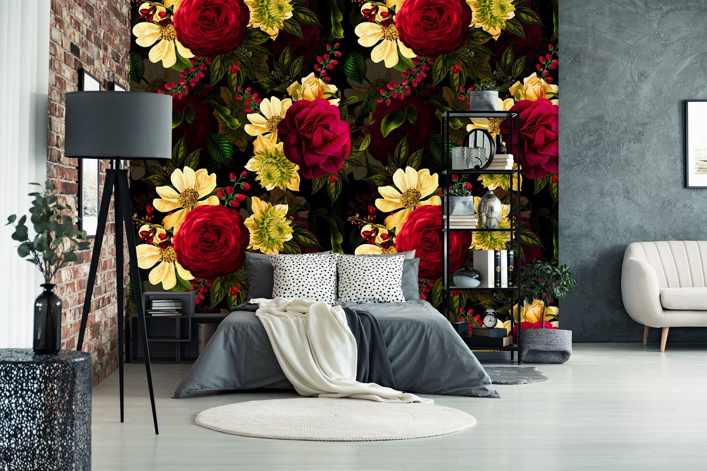 3D Bright Flowers 102 Uta Naumann Wall Mural Wall Murals Wallpaper AJ Wallpaper 2