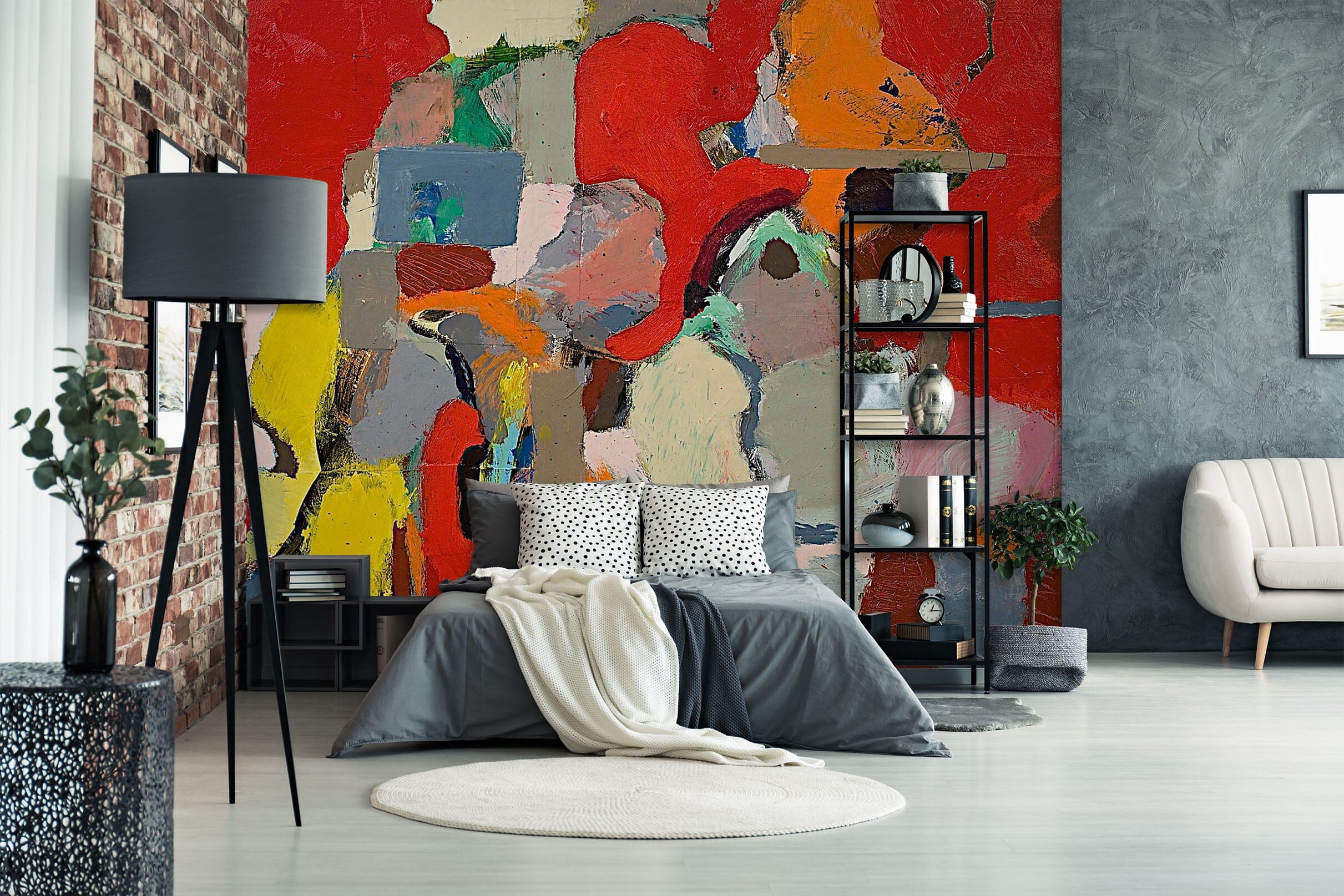 3D Red Graffiti 155 Allan P. Friedlander Wall Mural Wall Murals Wallpaper AJ Wallpaper 2