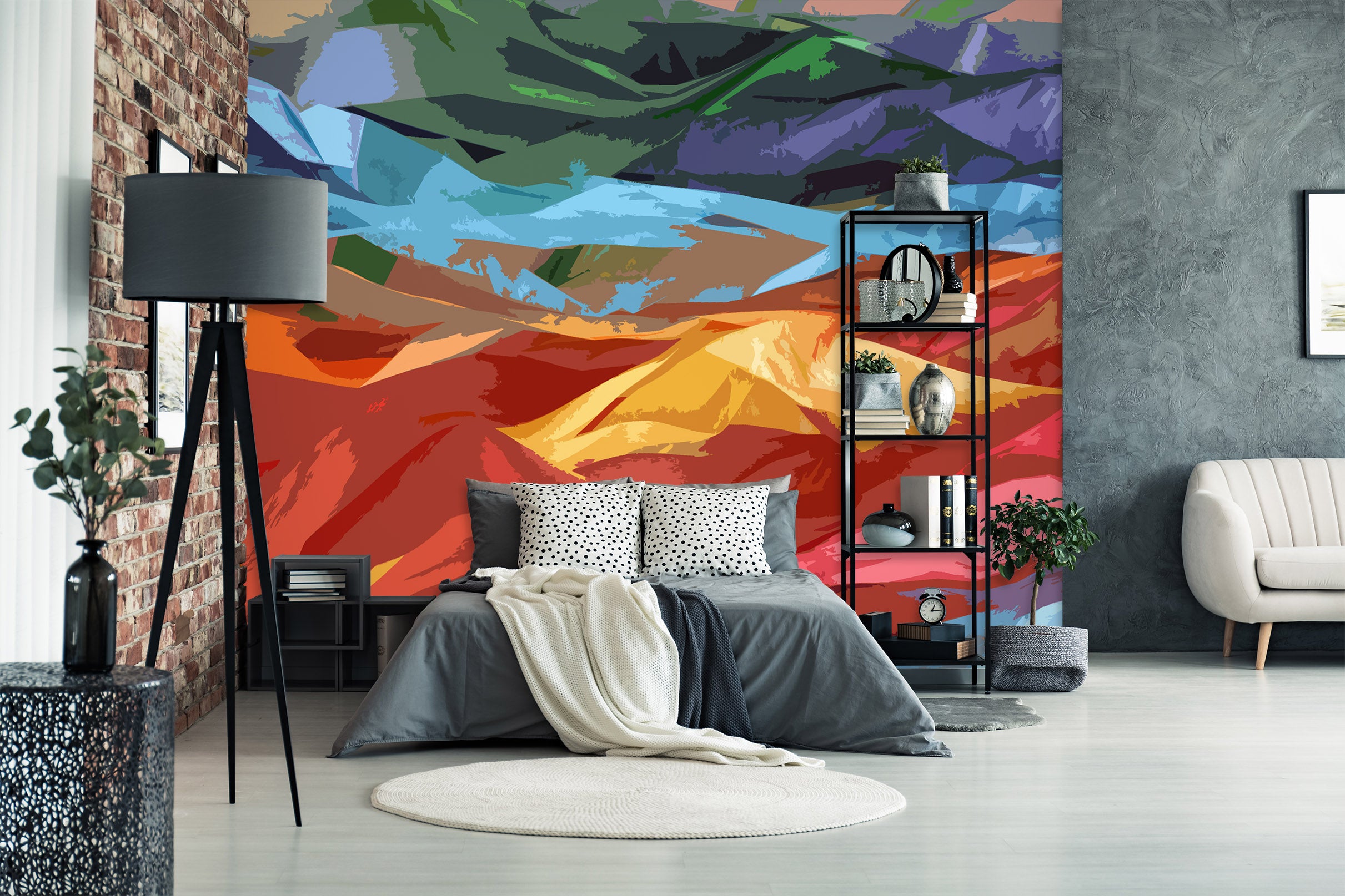3D Mountains Final 70106 Shandra Smith Wall Mural Wall Murals