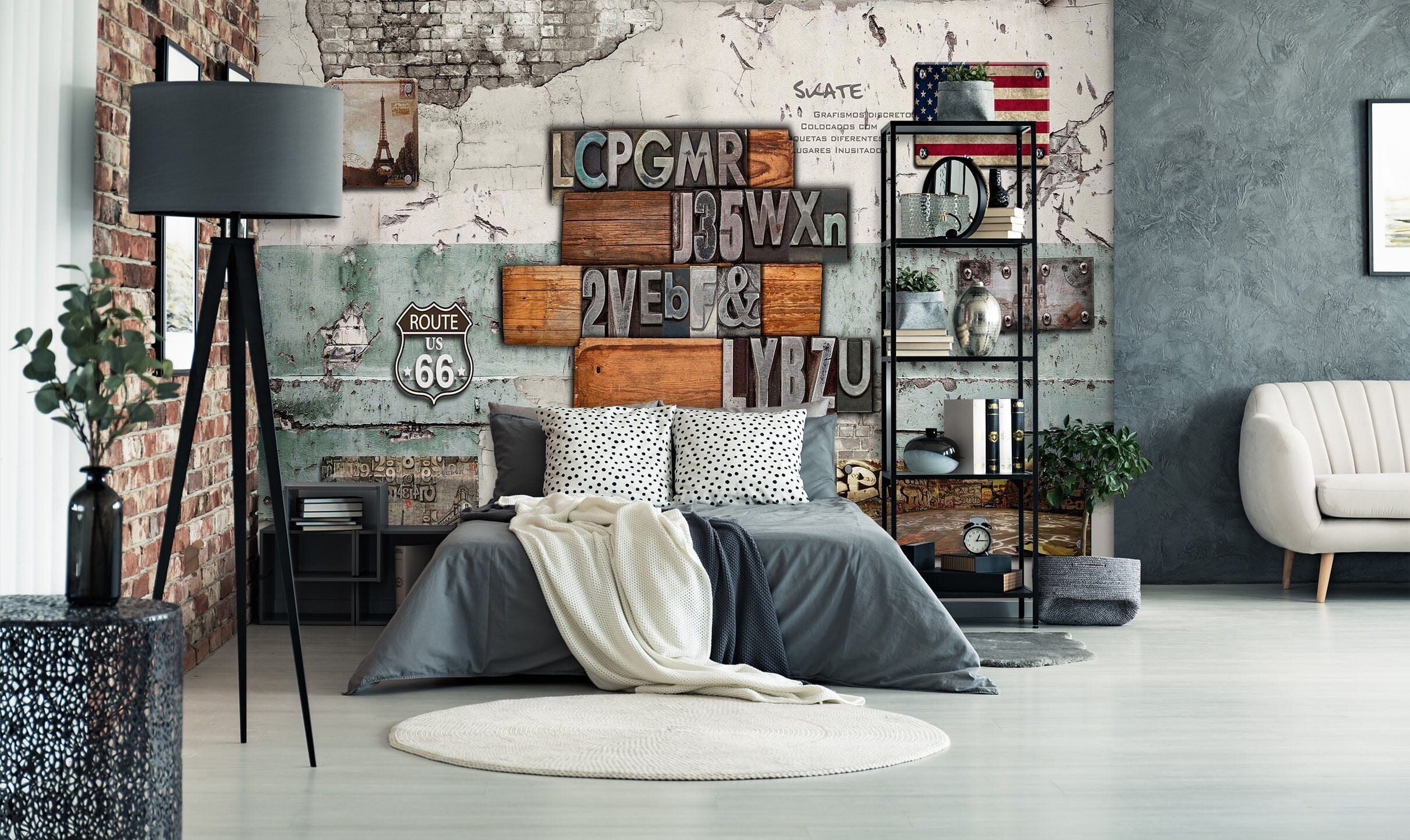 3D Wood Decoration 1609 Wall Murals Wallpaper AJ Wallpaper 2