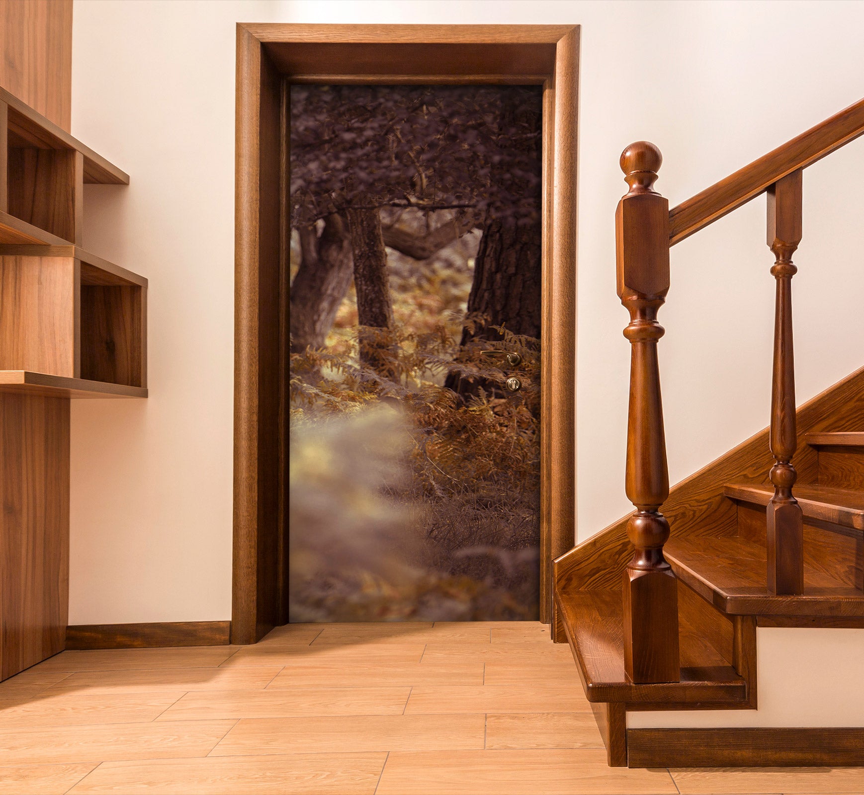 3D Grass Trees 106218 Assaf Frank Door Mural