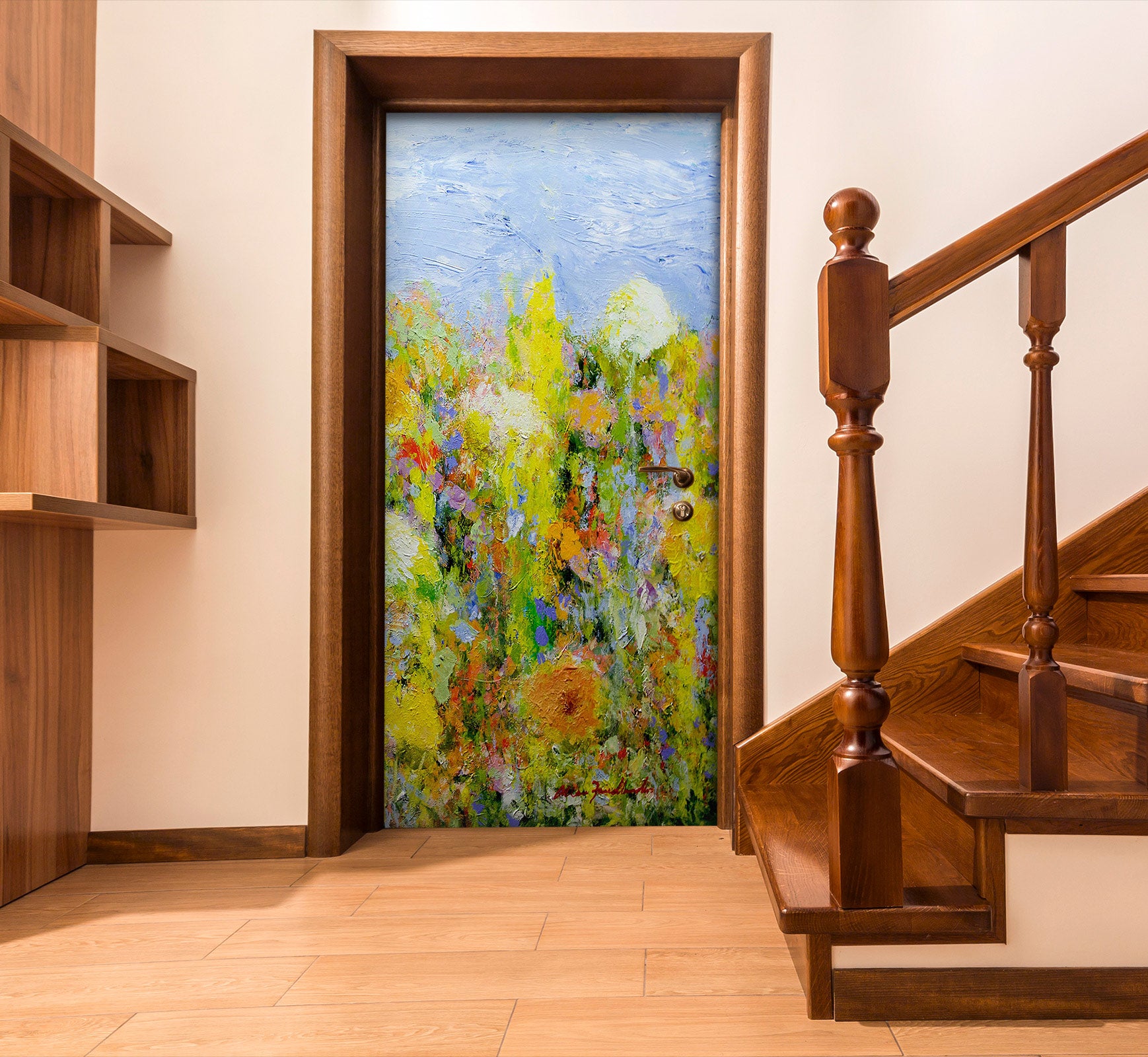 3D Painting Flower Bush 93213 Allan P. Friedlander Door Mural