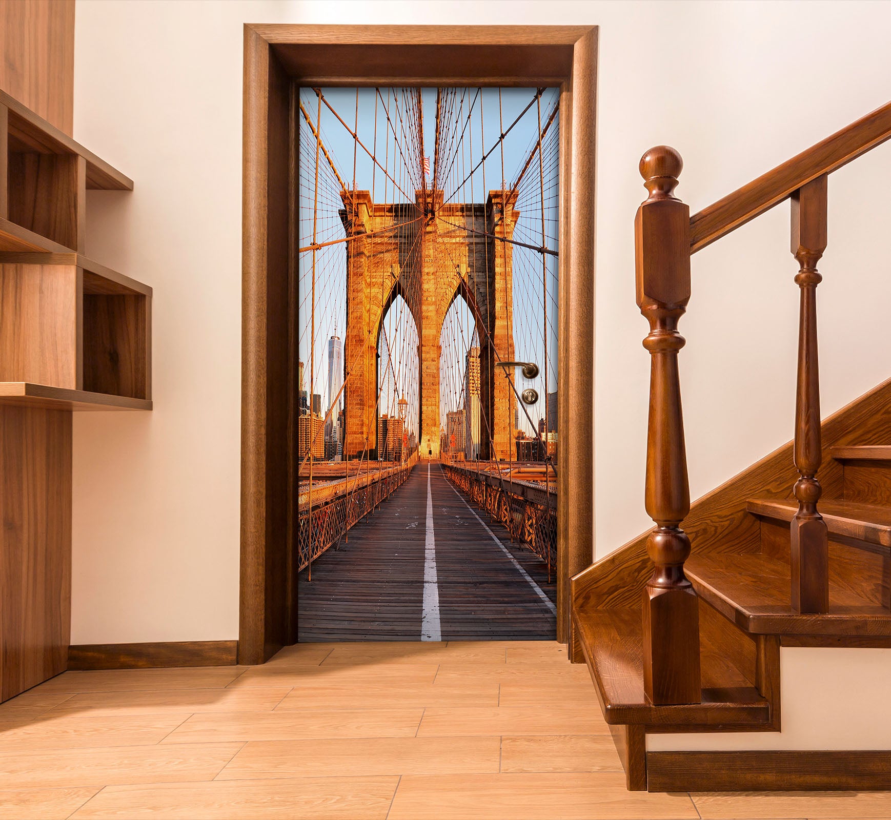 3D Bridge 22073 Door Mural