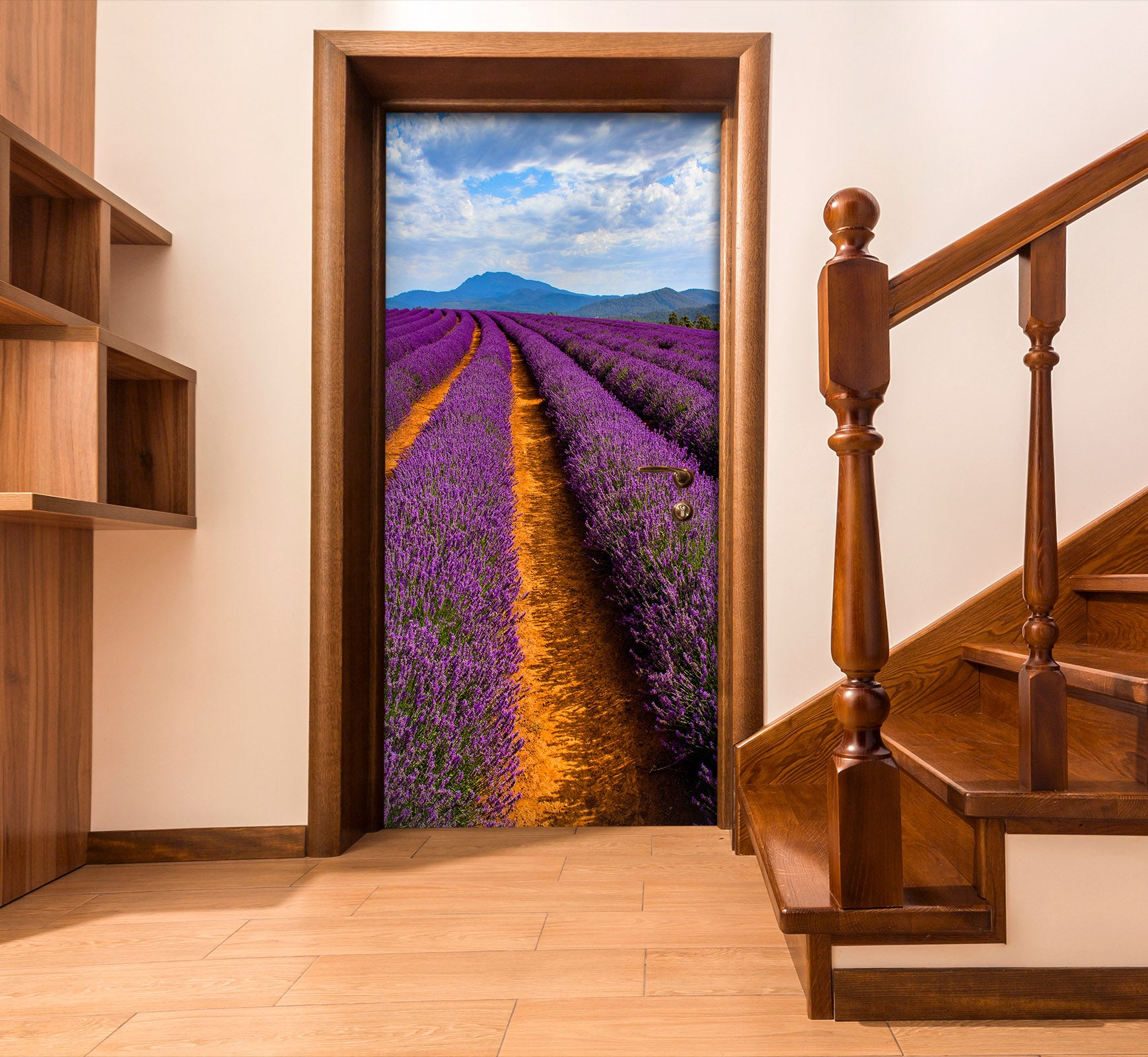 3D Flower Bush 25173 Door Mural