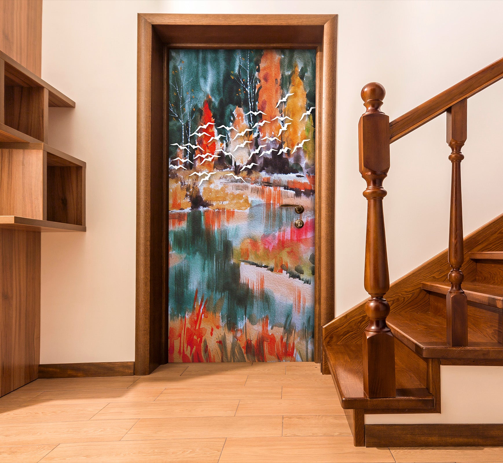 3D Color Pattern 21214 Door Mural