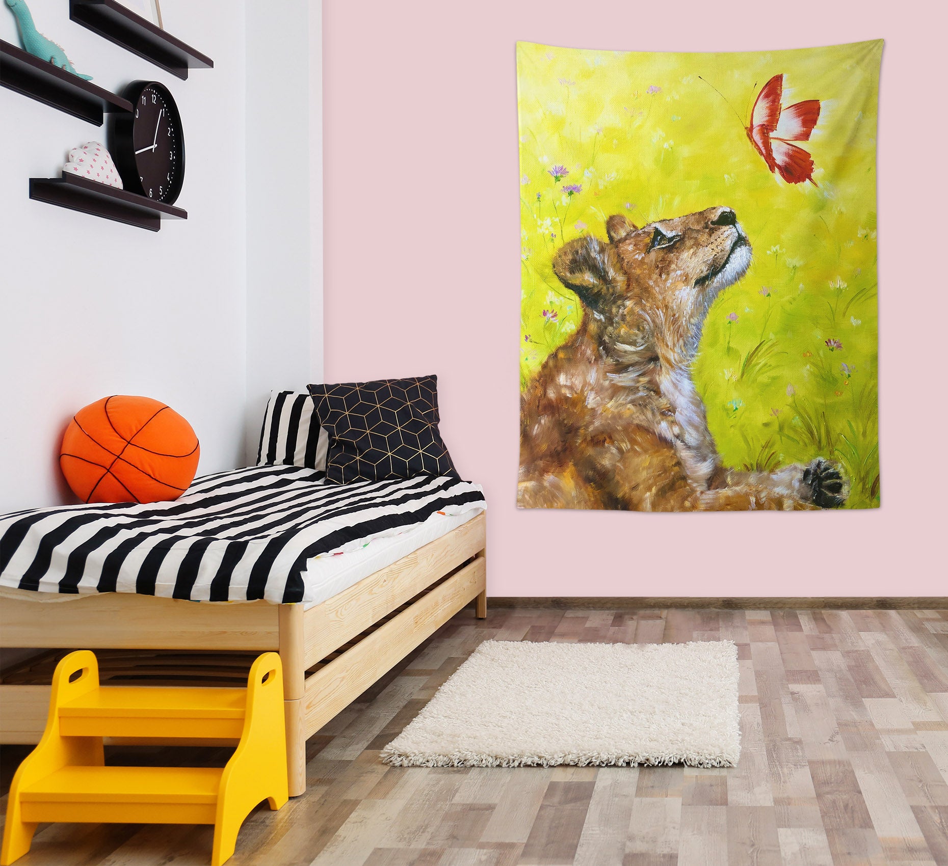 3D Yellow Dog 3669 Skromova Marina Tapestry Hanging Cloth Hang