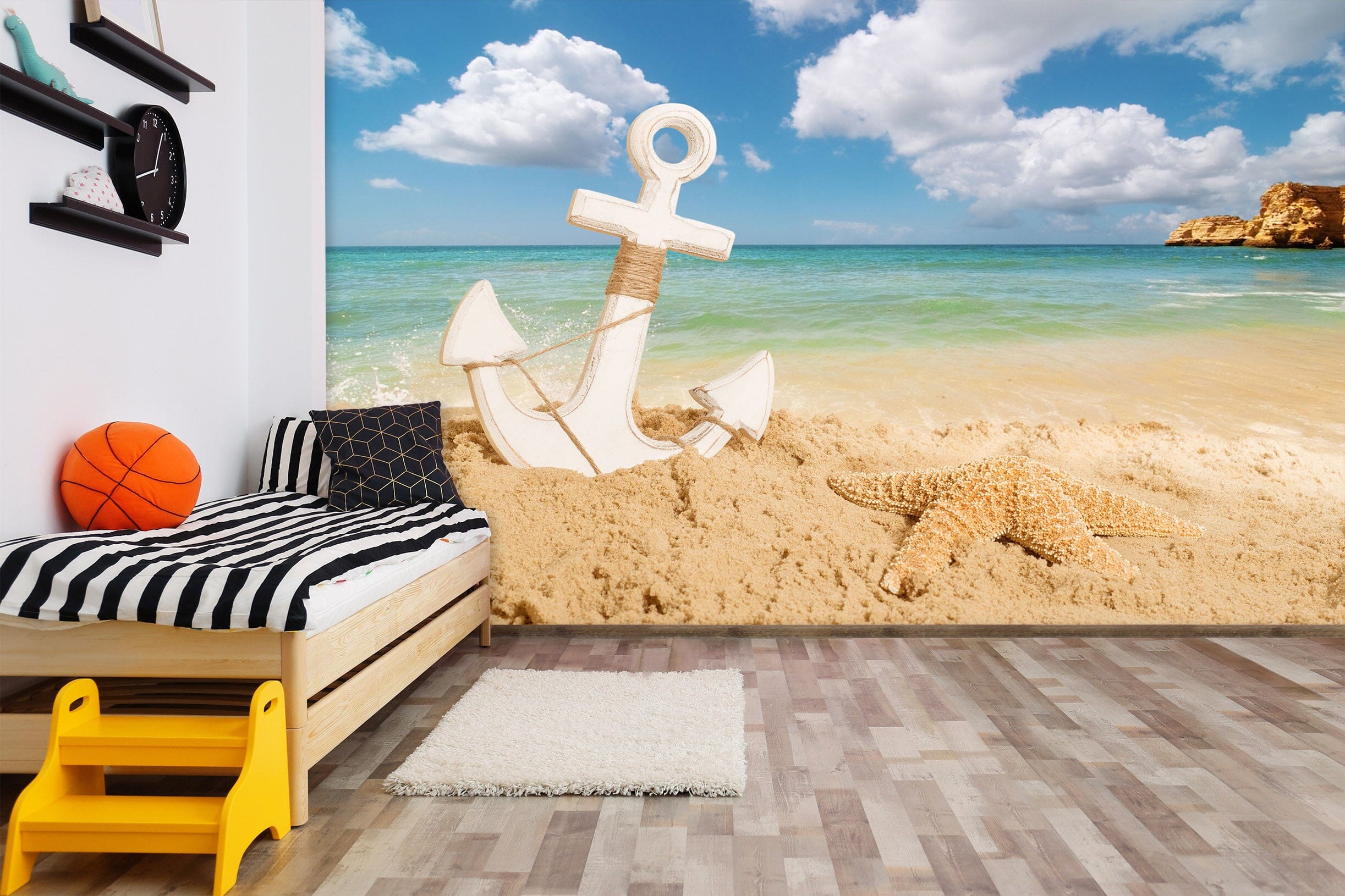 3D Sandy Beach 1723 Wall Murals Wallpaper AJ Wallpaper 2