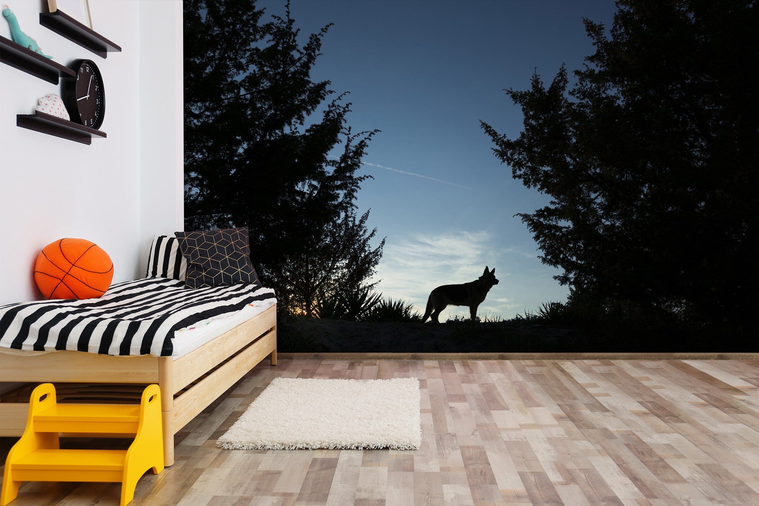 3D Forest Wolf 299 Wall Murals Wallpaper AJ Wallpaper 2