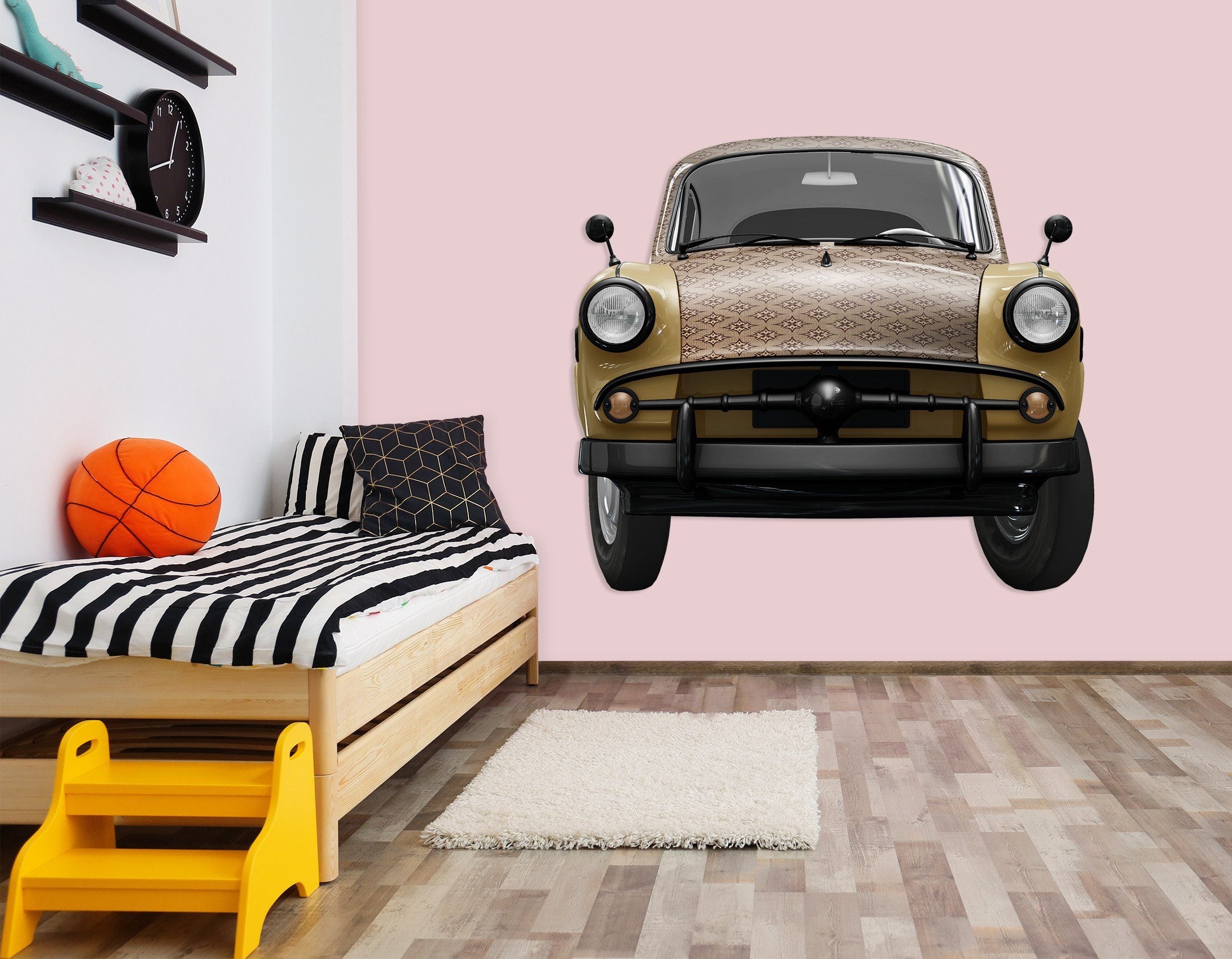 3D Muddy Old Car Head 275 Vehicles Wallpaper AJ Wallpaper