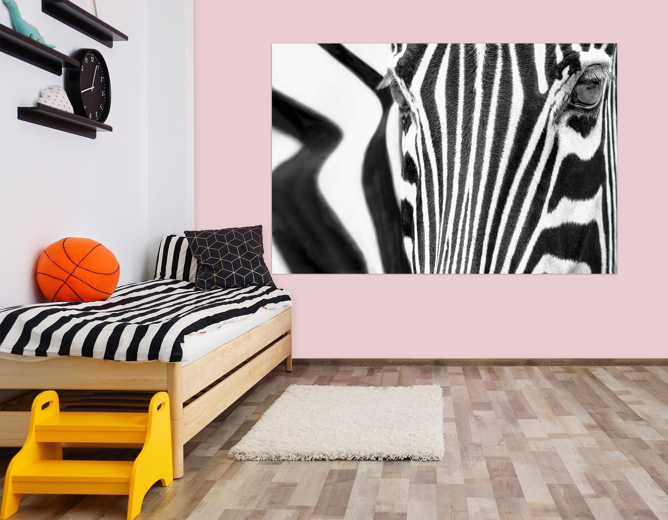 3D Zebra Pattern 118 Marco Carmassi Wall Sticker Wallpaper AJ Wallpaper 2
