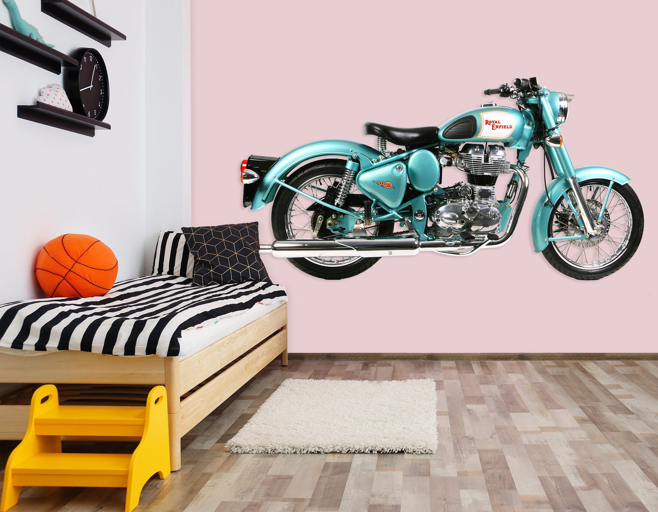 3D Green Motorcycle 223 Vehicles Wallpaper AJ Wallpaper