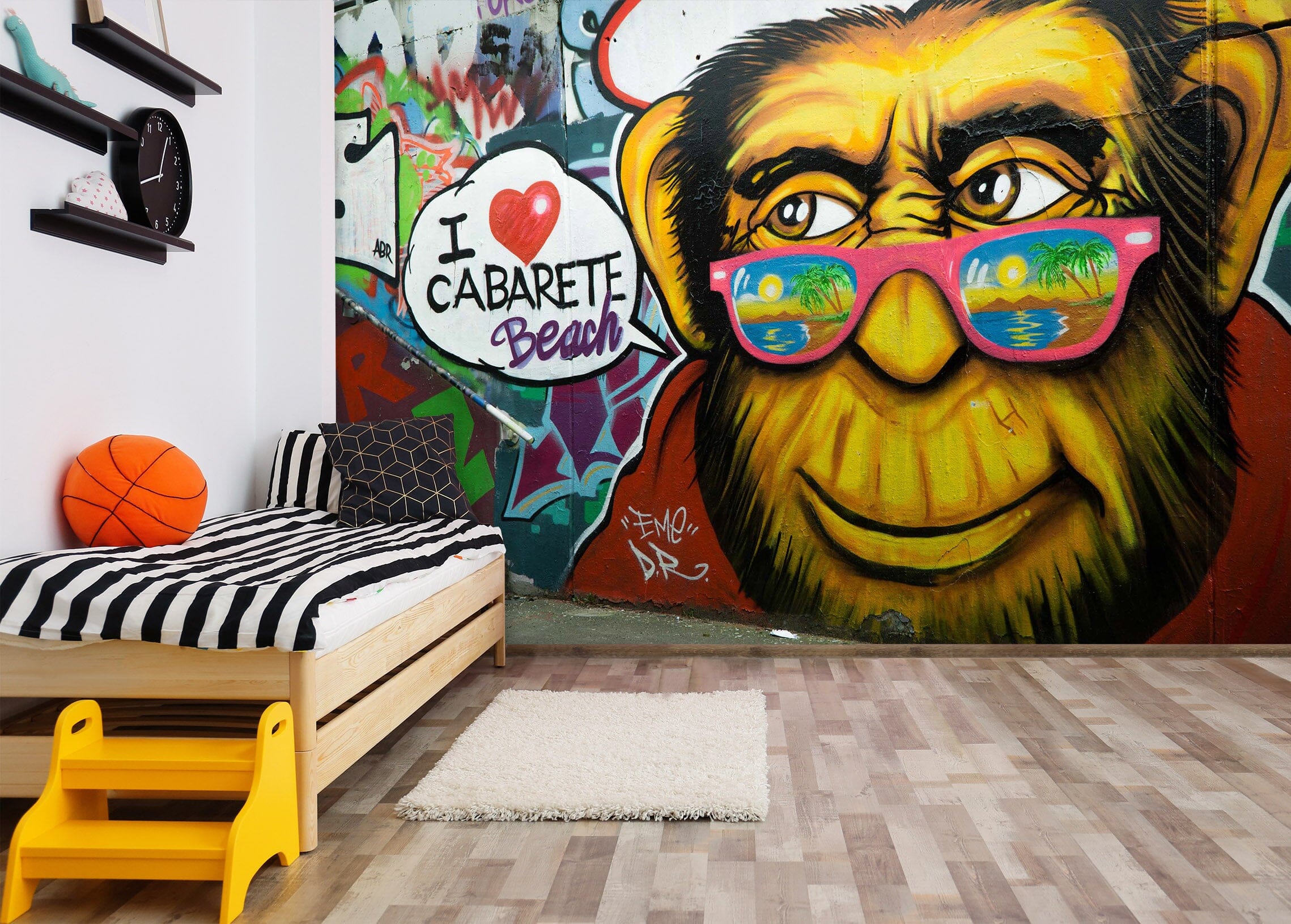3D Color Graffiti 2034 Wall Murals Wallpaper AJ Wallpaper 2