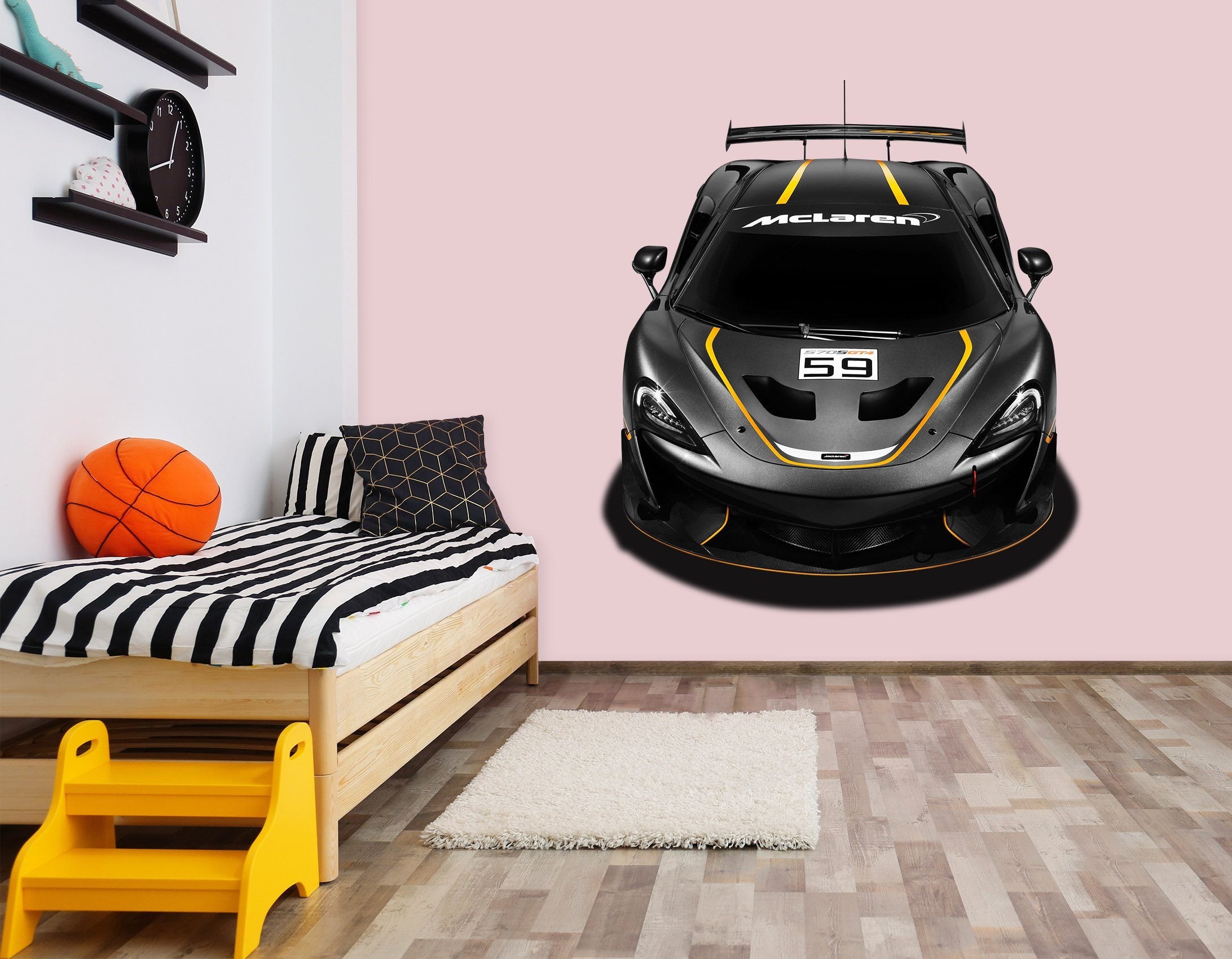 3D Mclaren 570s Race Car 200 Vehicles Wallpaper AJ Wallpaper