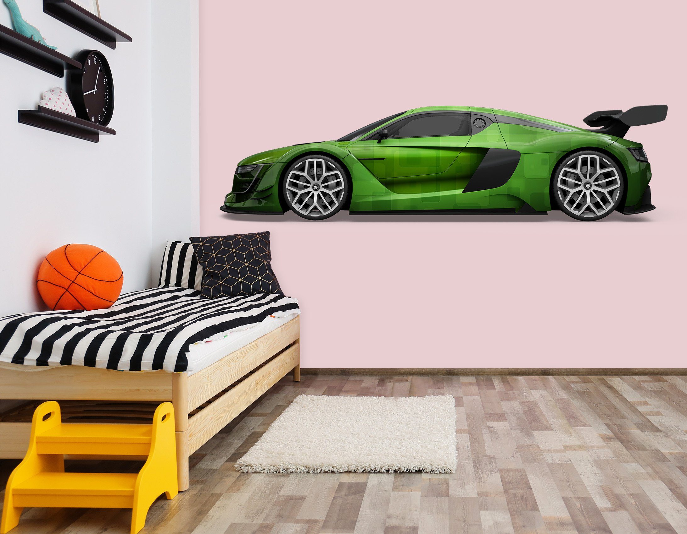 3D Green Supercar 262 Vehicles Wallpaper AJ Wallpaper