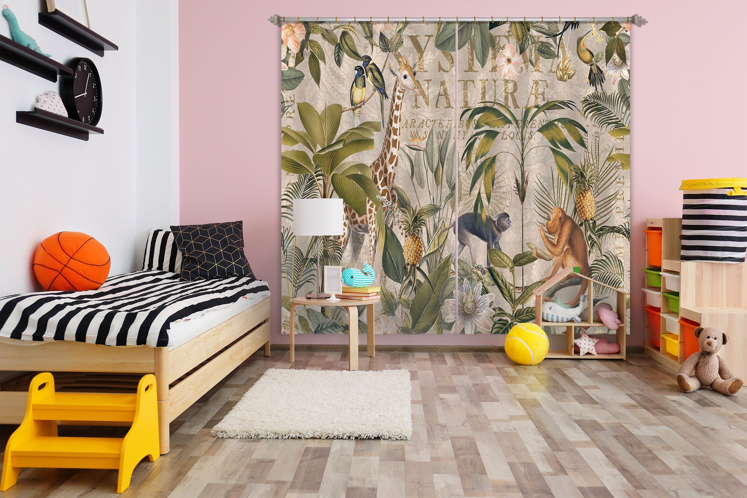 3D Animal Home 079 Andrea haase Curtain Curtains Drapes Curtains AJ Creativity Home