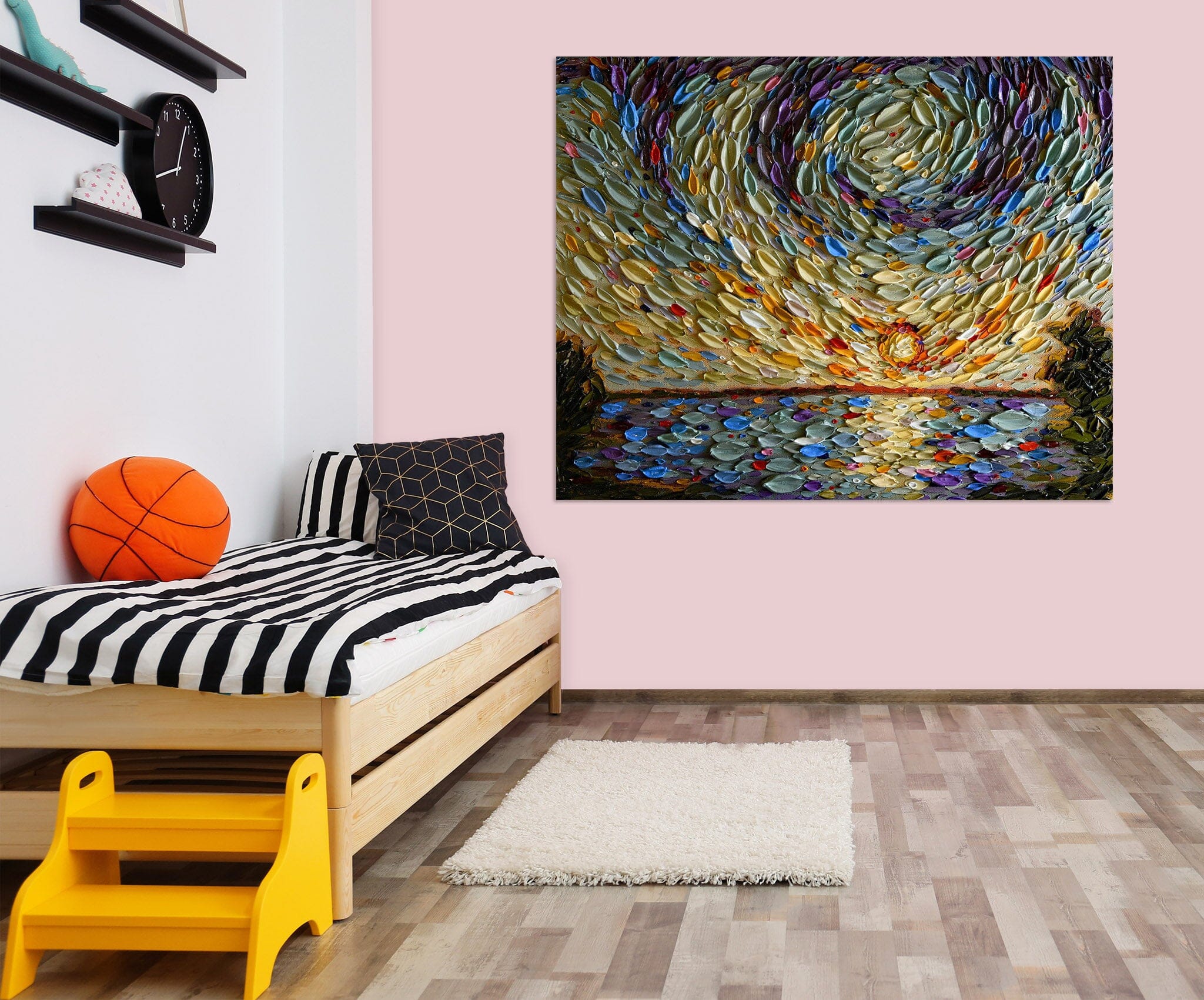 3D Sunset Shell 021 Dena Tollefson Wall Sticker Wallpaper AJ Wallpaper 2