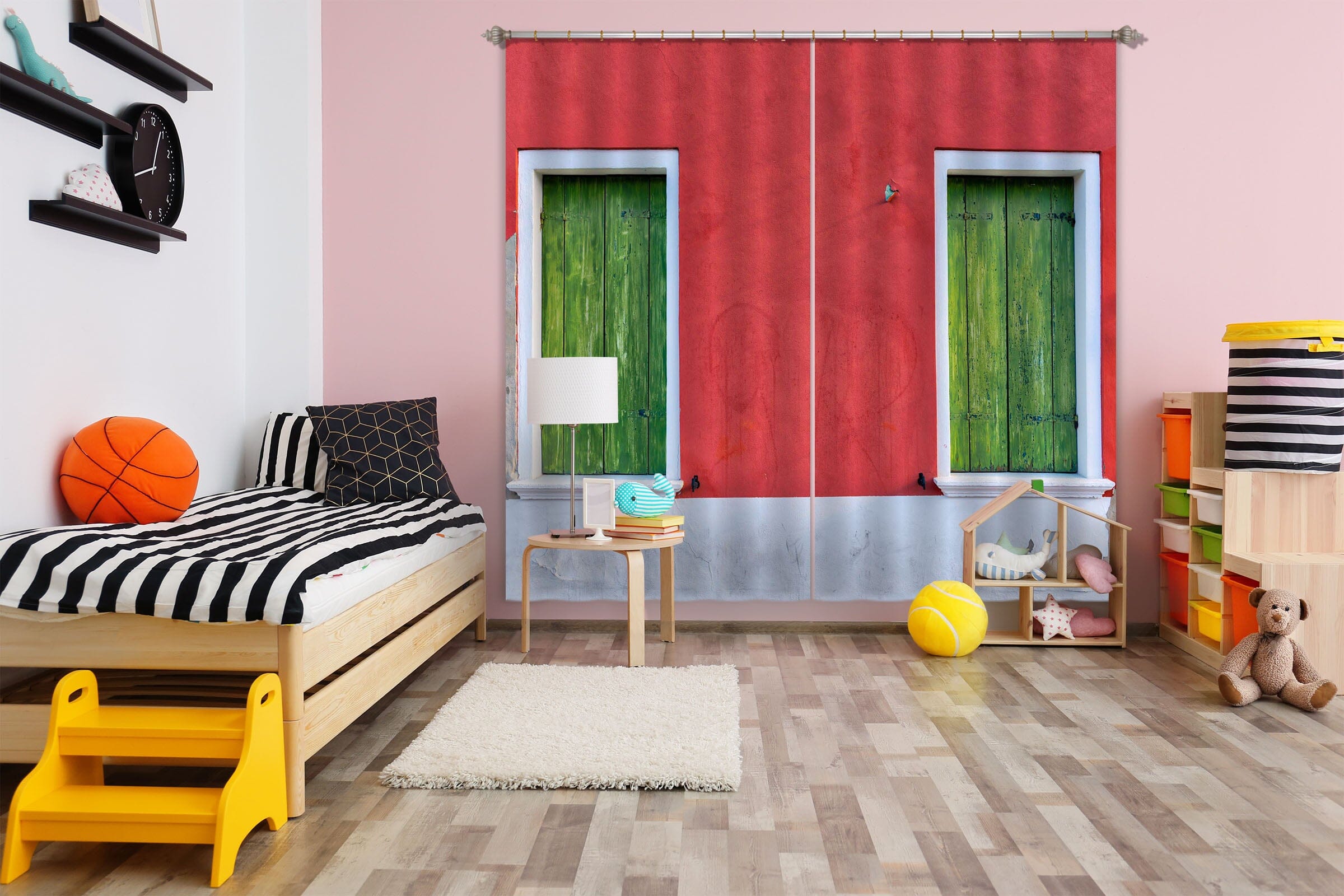 3D Color House 104 Marco Carmassi Curtain Curtains Drapes Curtains AJ Creativity Home