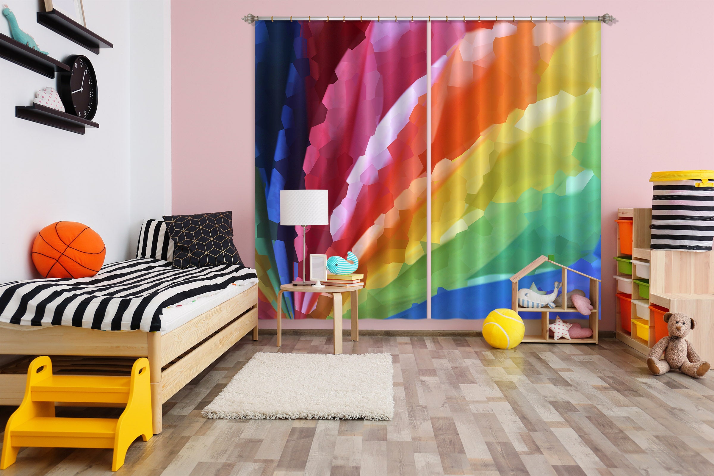 3D Color Feather 19188 Shandra Smith Curtain Curtains Drapes