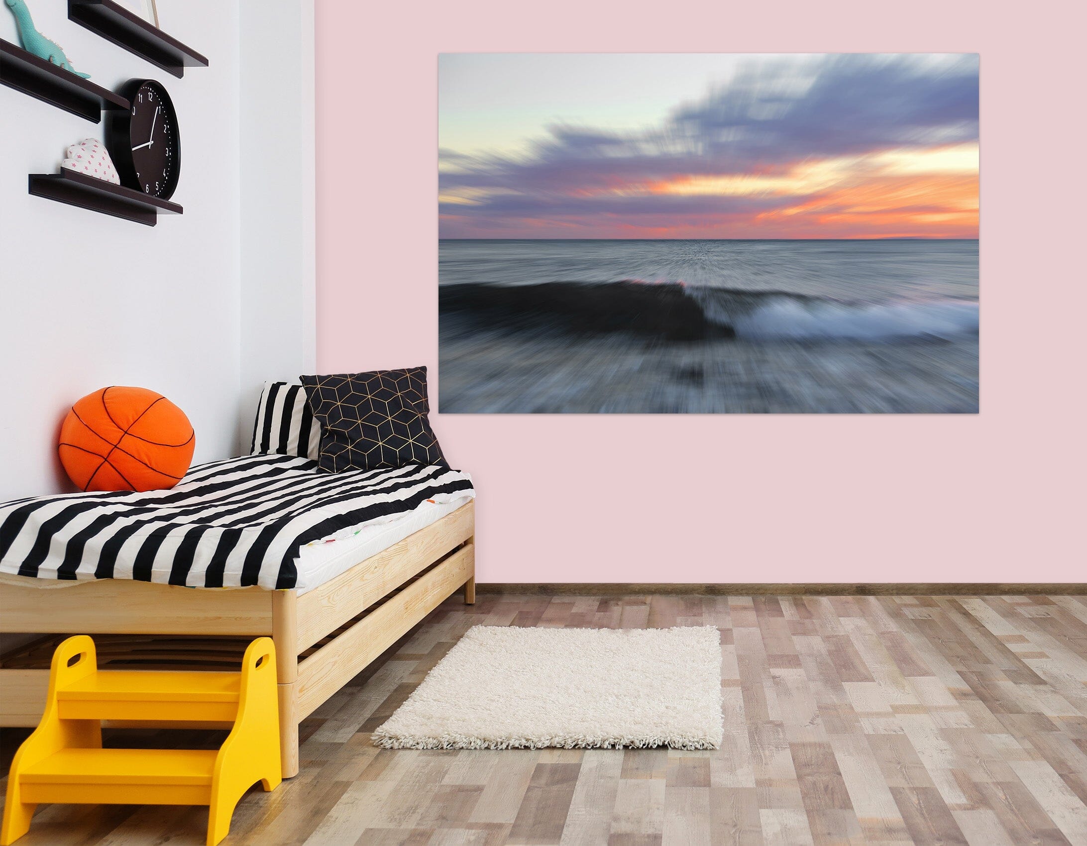 3D Moving Wave 101 Marco Carmassi Wall Sticker Wallpaper AJ Wallpaper 2